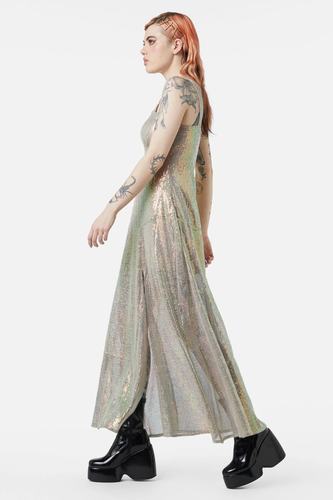 Gloria Sequin Maxi Dress - Image 5
