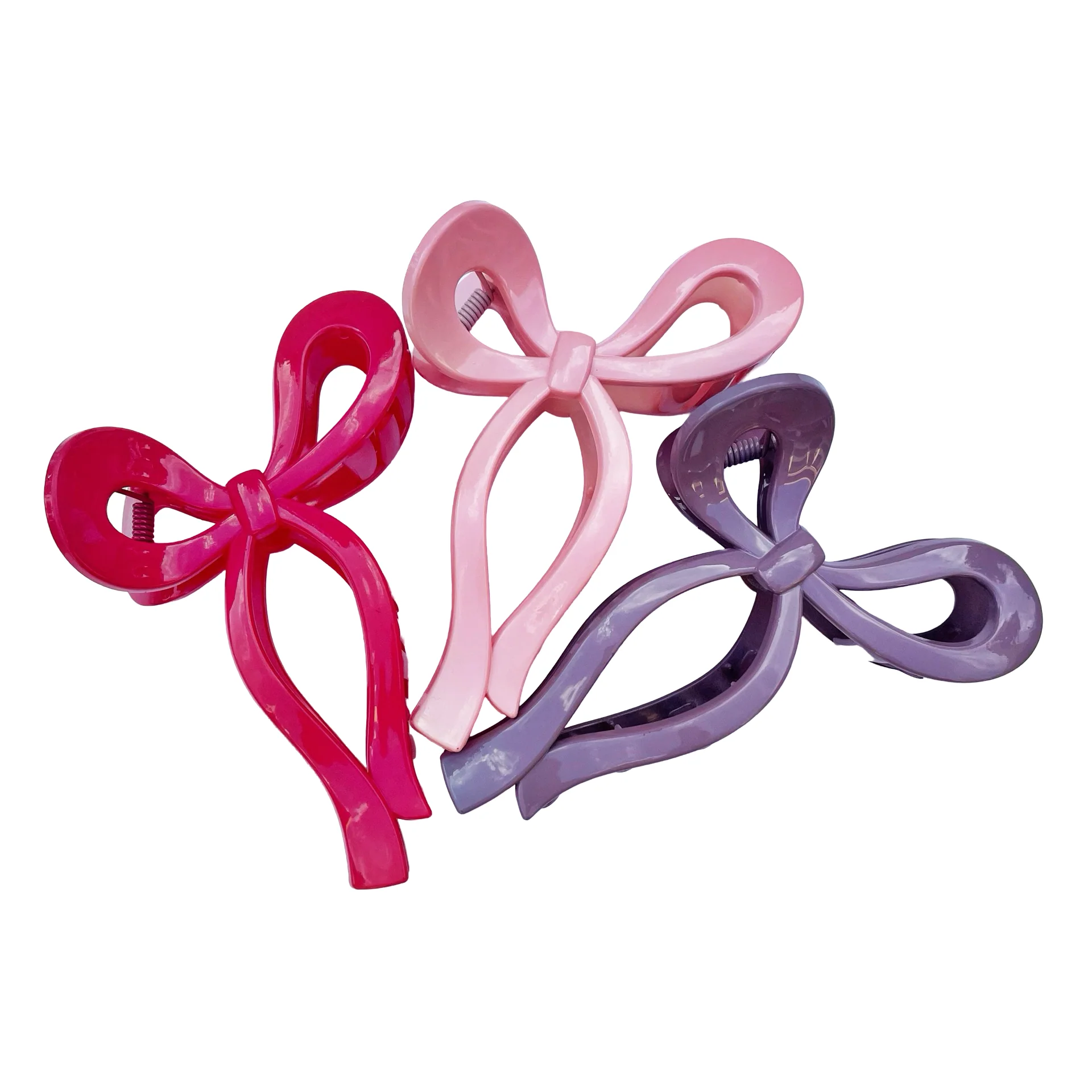 Gloss Bow Claw Hair Clip - Image 2