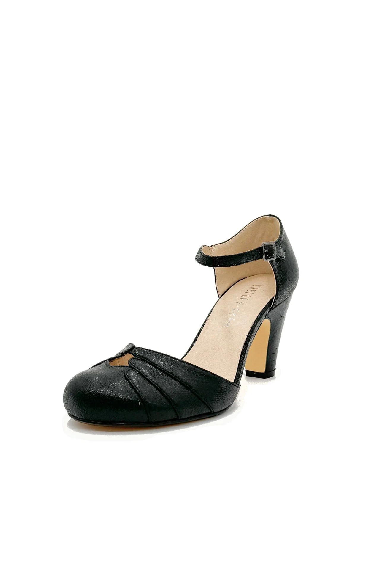 Goldie Metallic Ballroom Heels - Image 10