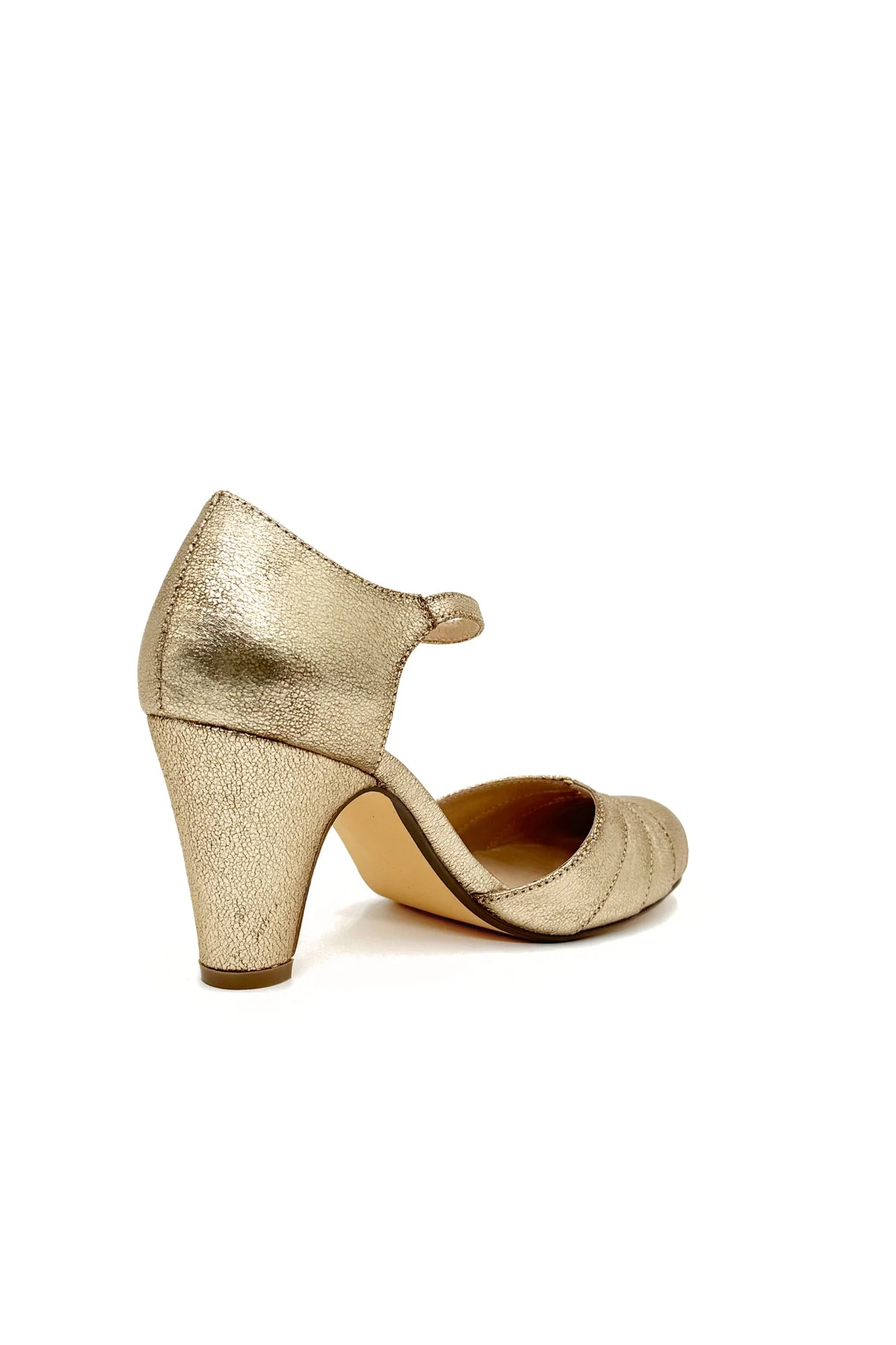 Goldie Metallic Ballroom Heels - Image 21