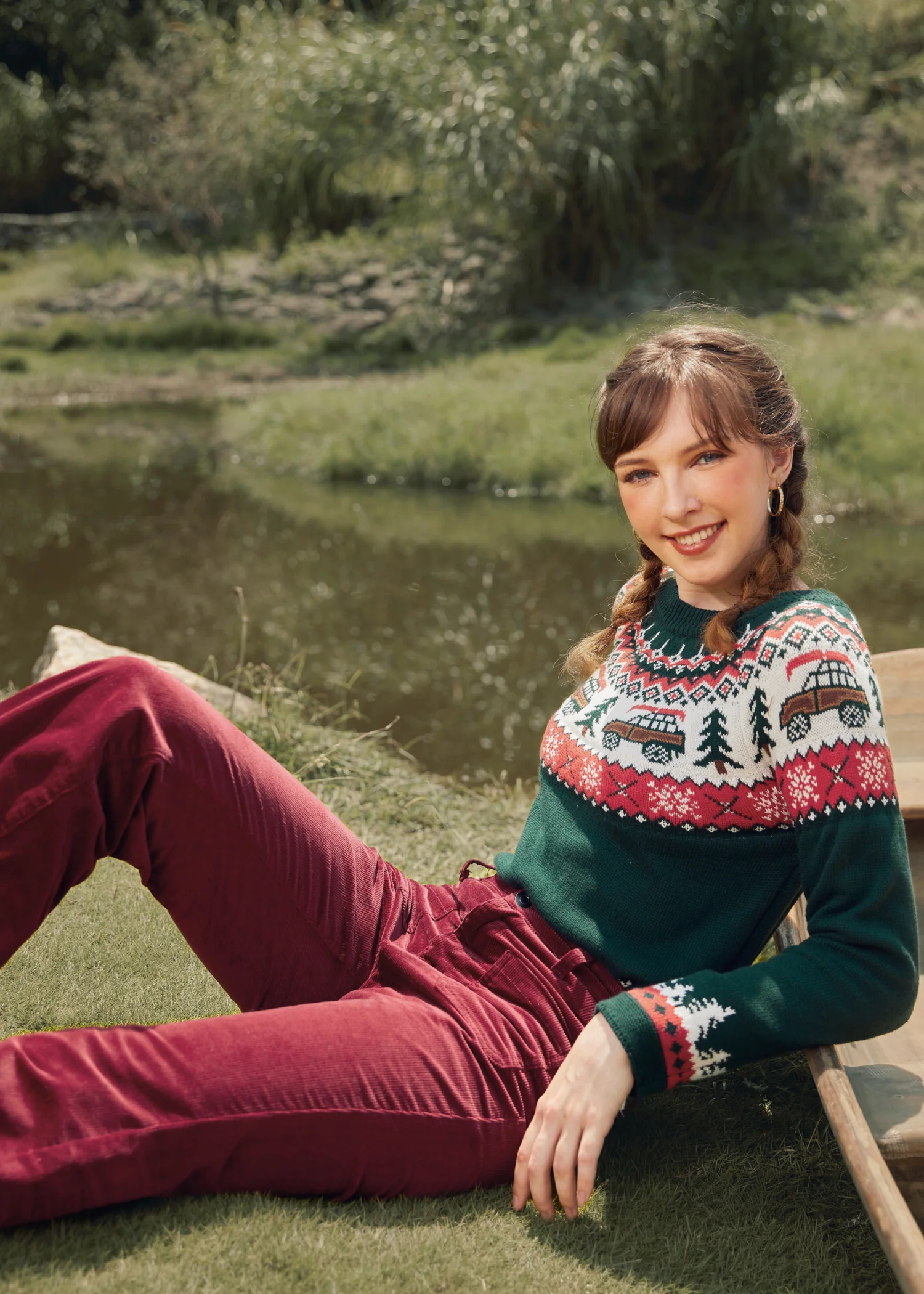 Golden Days Raglan Sweater - Image 3