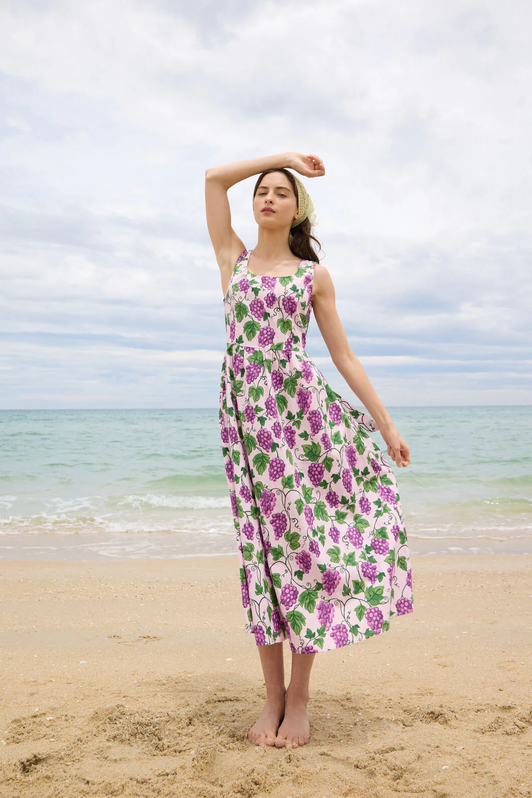 Grape Vine Midi Dress - Image 3