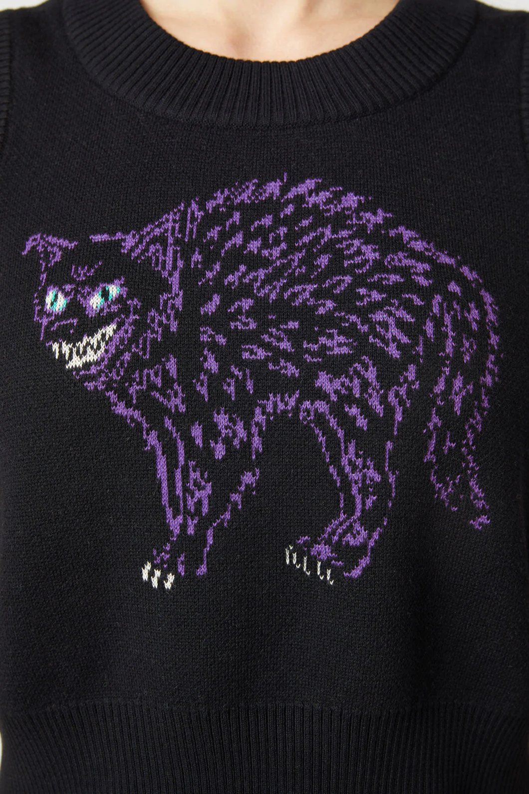 Grinning Cat Placement Sweater - Image 5