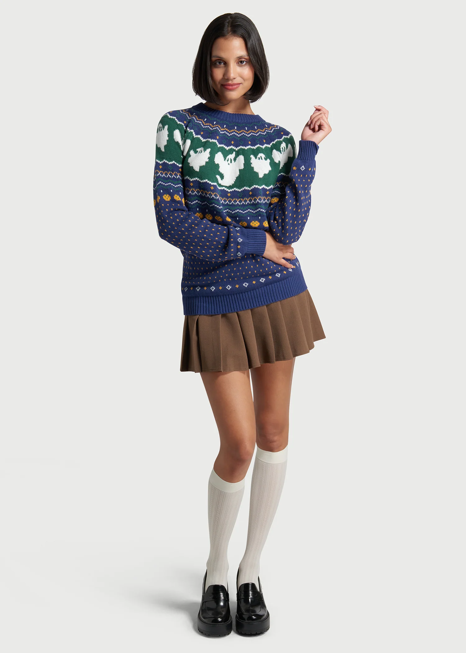 Happy Hauntings Fair Isle Sweater - Image 10