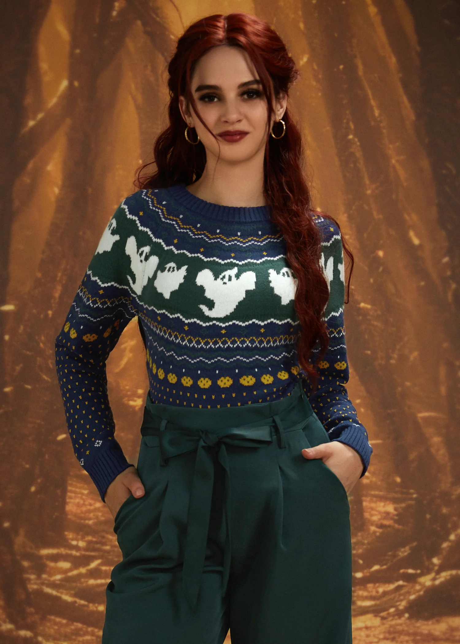 Happy Hauntings Fair Isle Sweater - Image 6