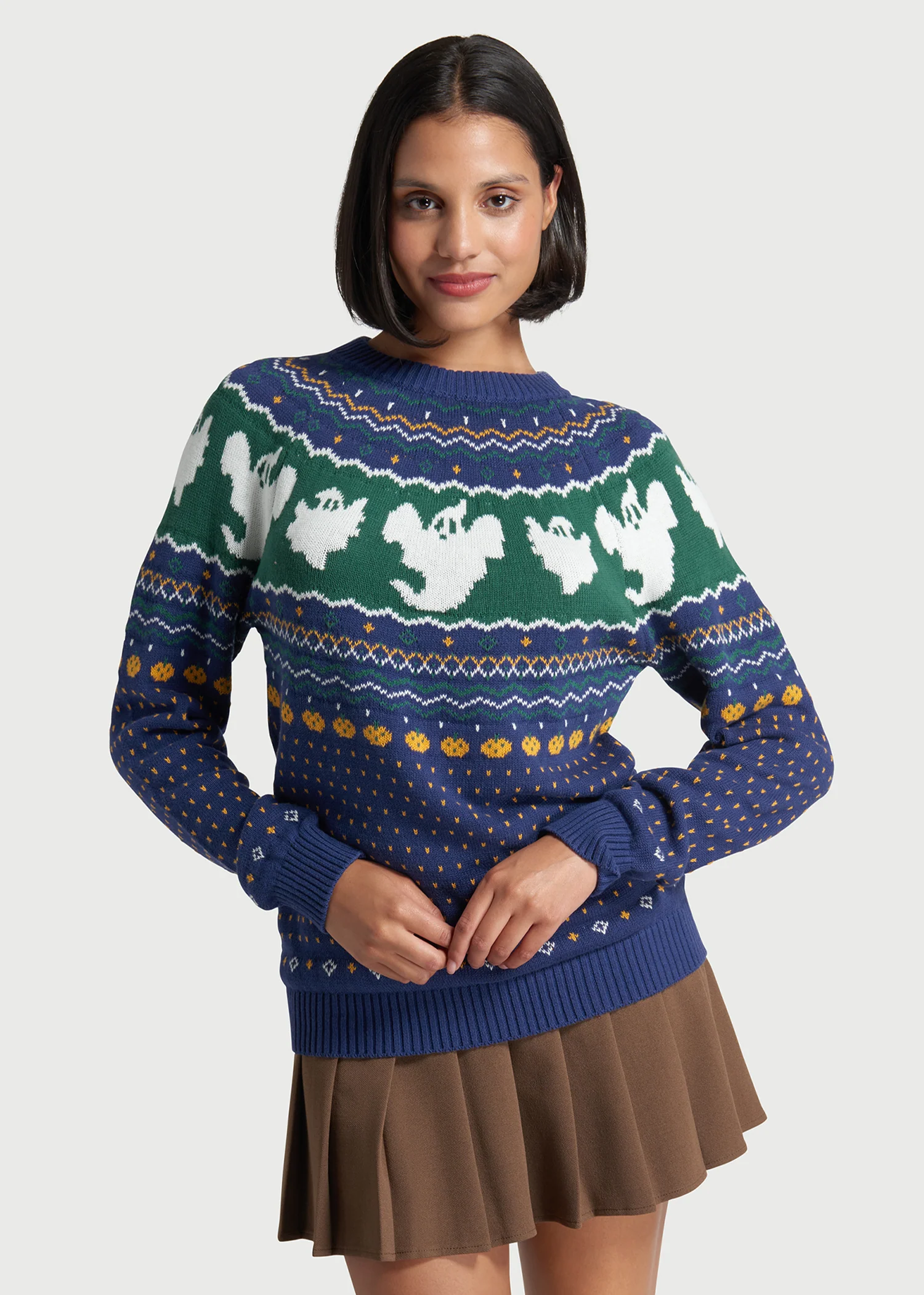 Happy Hauntings Fair Isle Sweater - Image 9