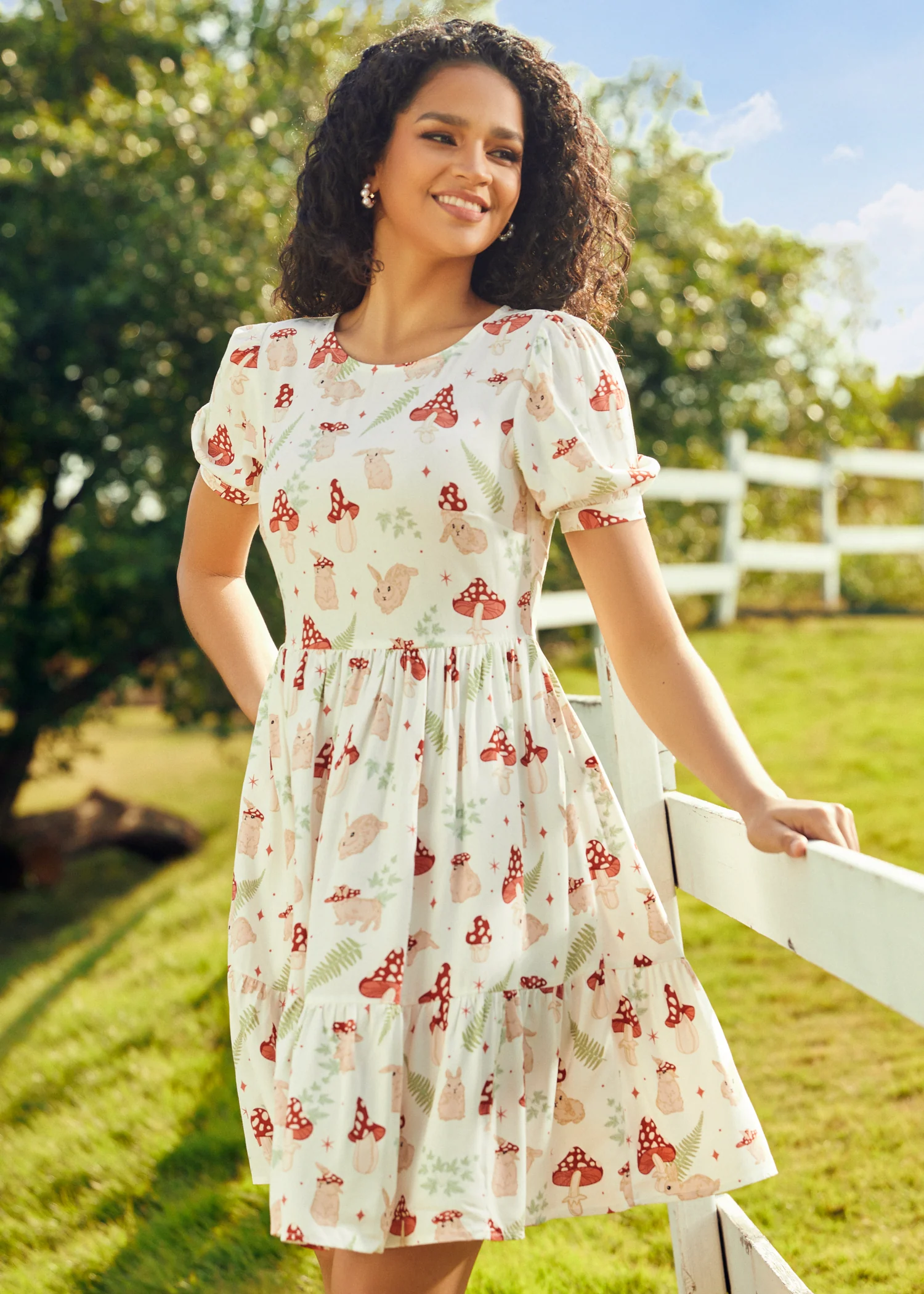 Harmony Printed Dress - Image 7