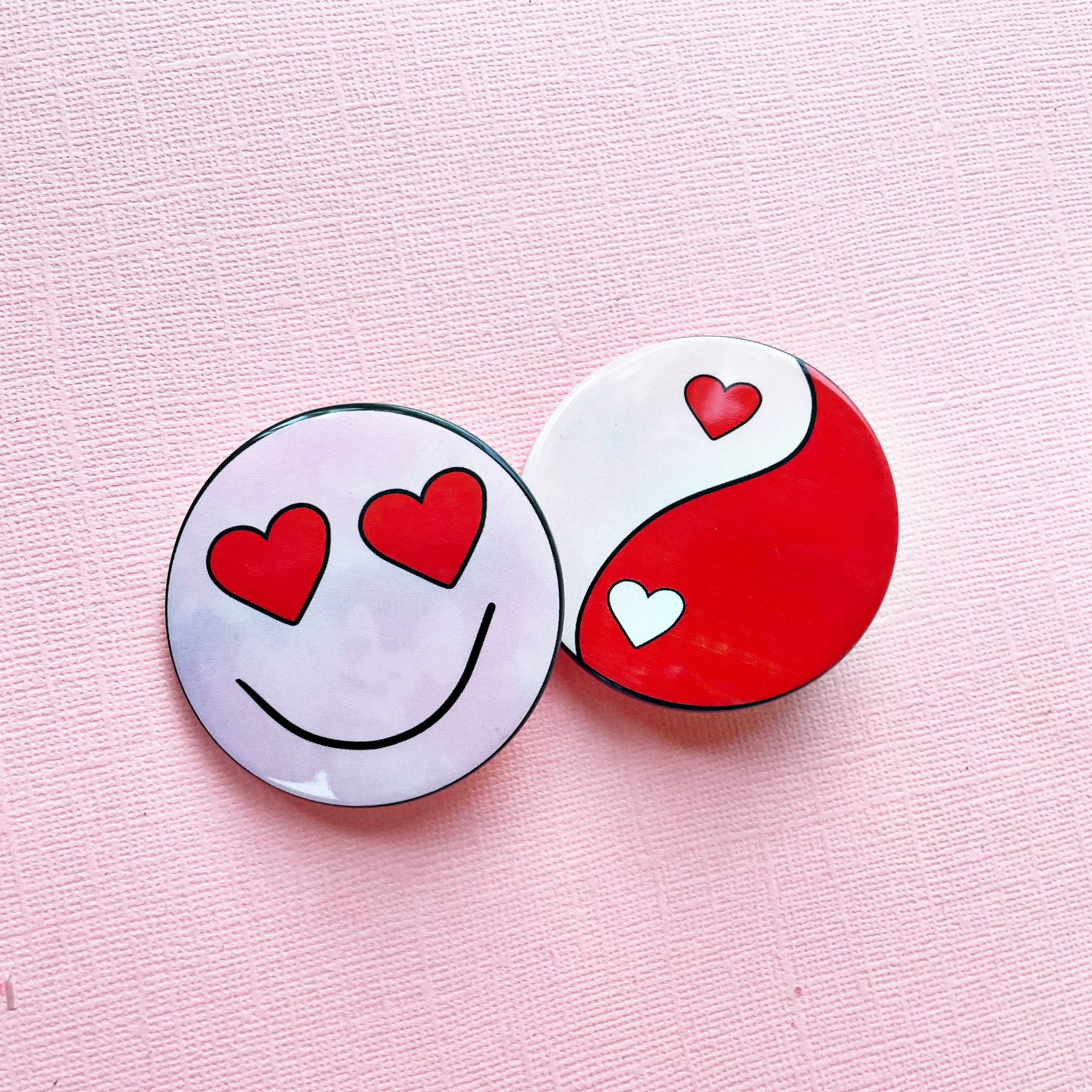 Heart Eye Smile & Ying Yang Clip Set - Image 2