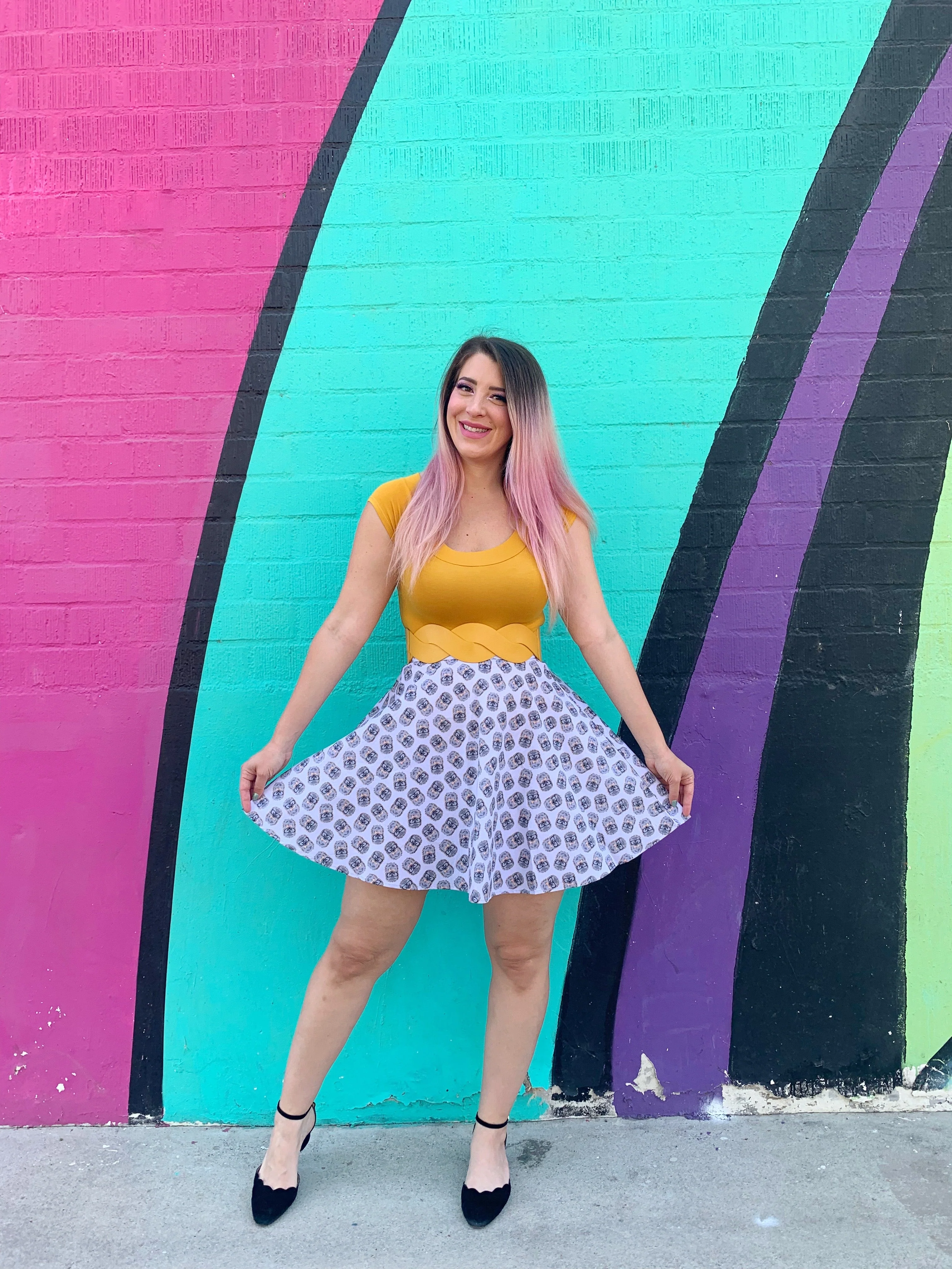 Hedgehog Skater Skirt - Image 3