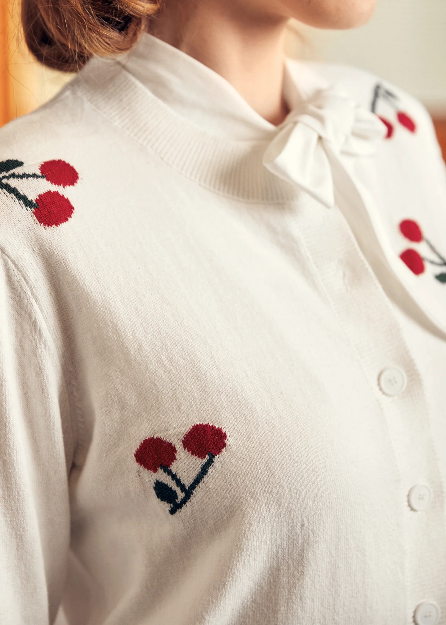 Cherry on Top Crew Neck Cardigan - Image 2