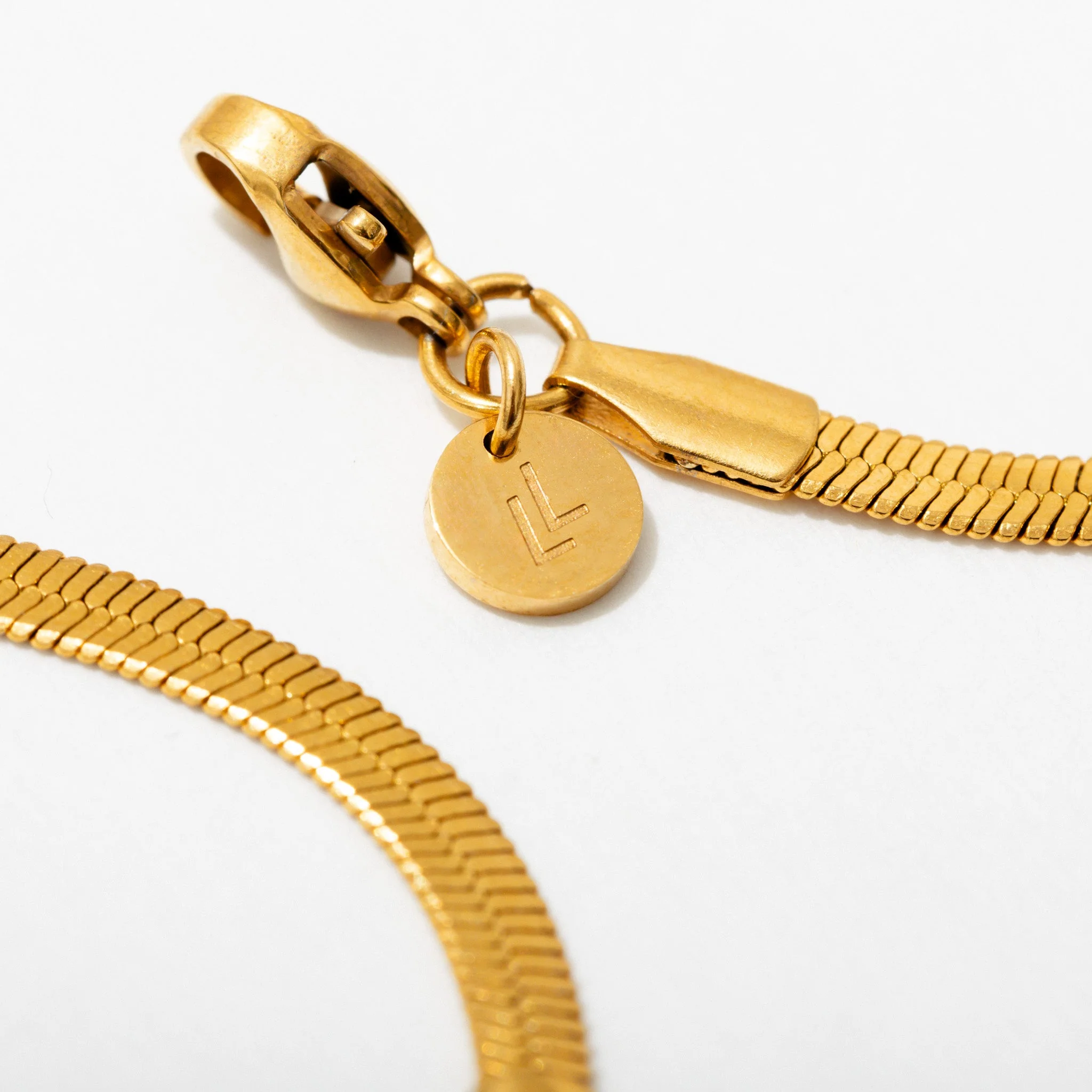 Herringbone Chain Necklace - Image 2