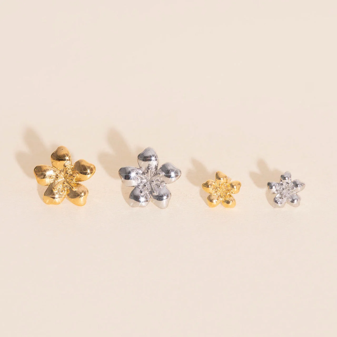 Hibiscus Stud Earrings - Image 11