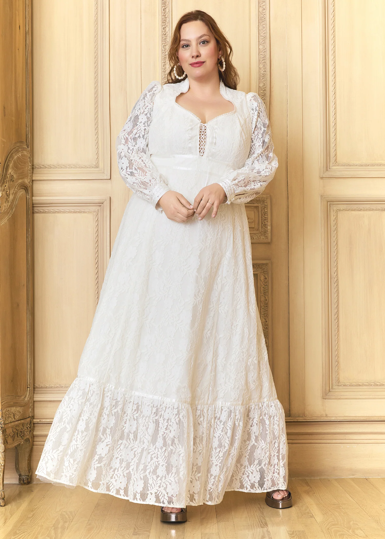 GUNNE SAX for ModCloth Beth Lace Corselette Maxi Dress - Image 10