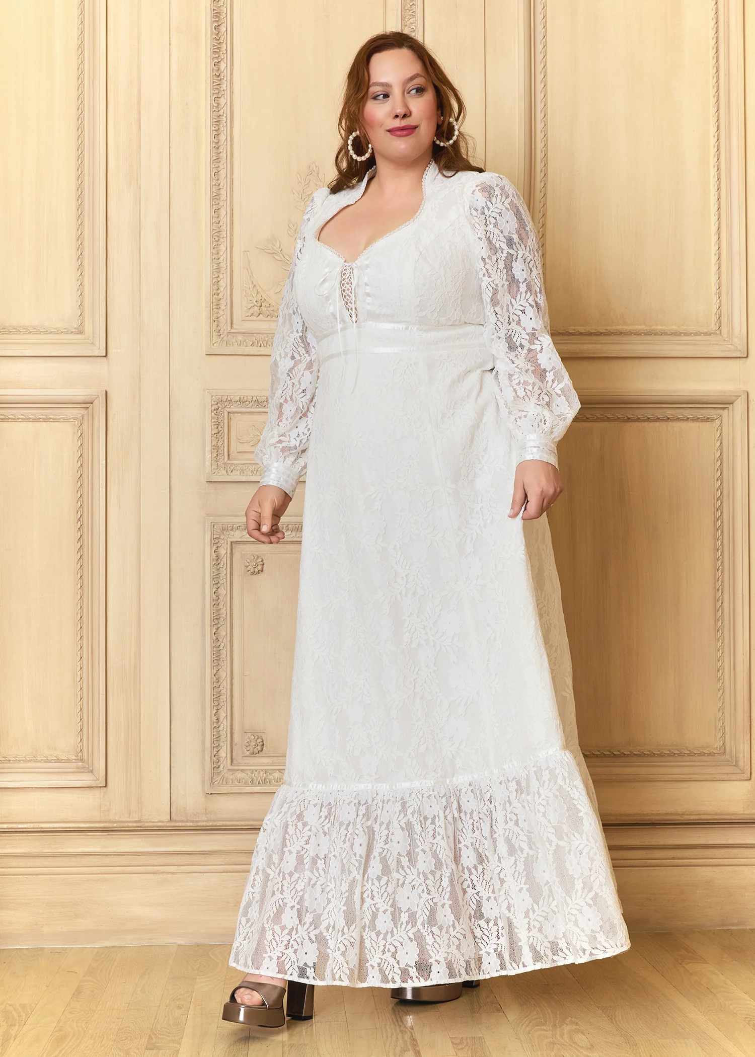 GUNNE SAX for ModCloth Beth Lace Corselette Maxi Dress - Image 12