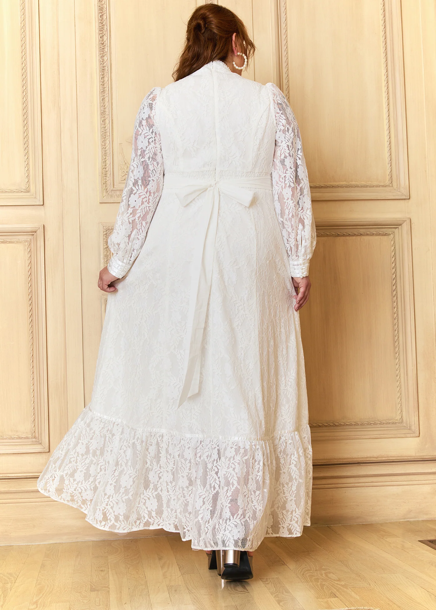 GUNNE SAX for ModCloth Beth Lace Corselette Maxi Dress - Image 4