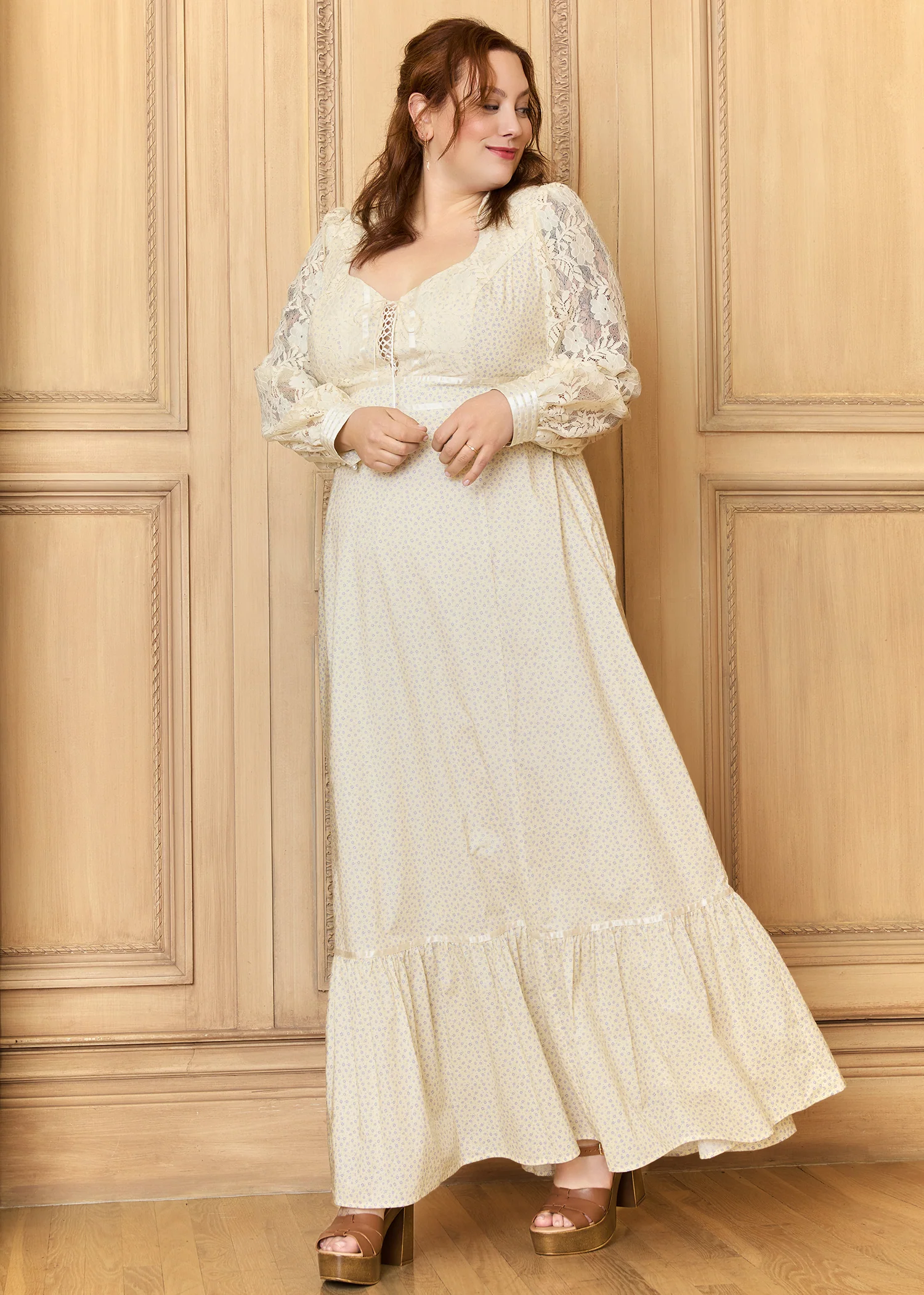 GUNNE SAX for ModCloth Jacqueline High Collar Maxi Dress - Image 2