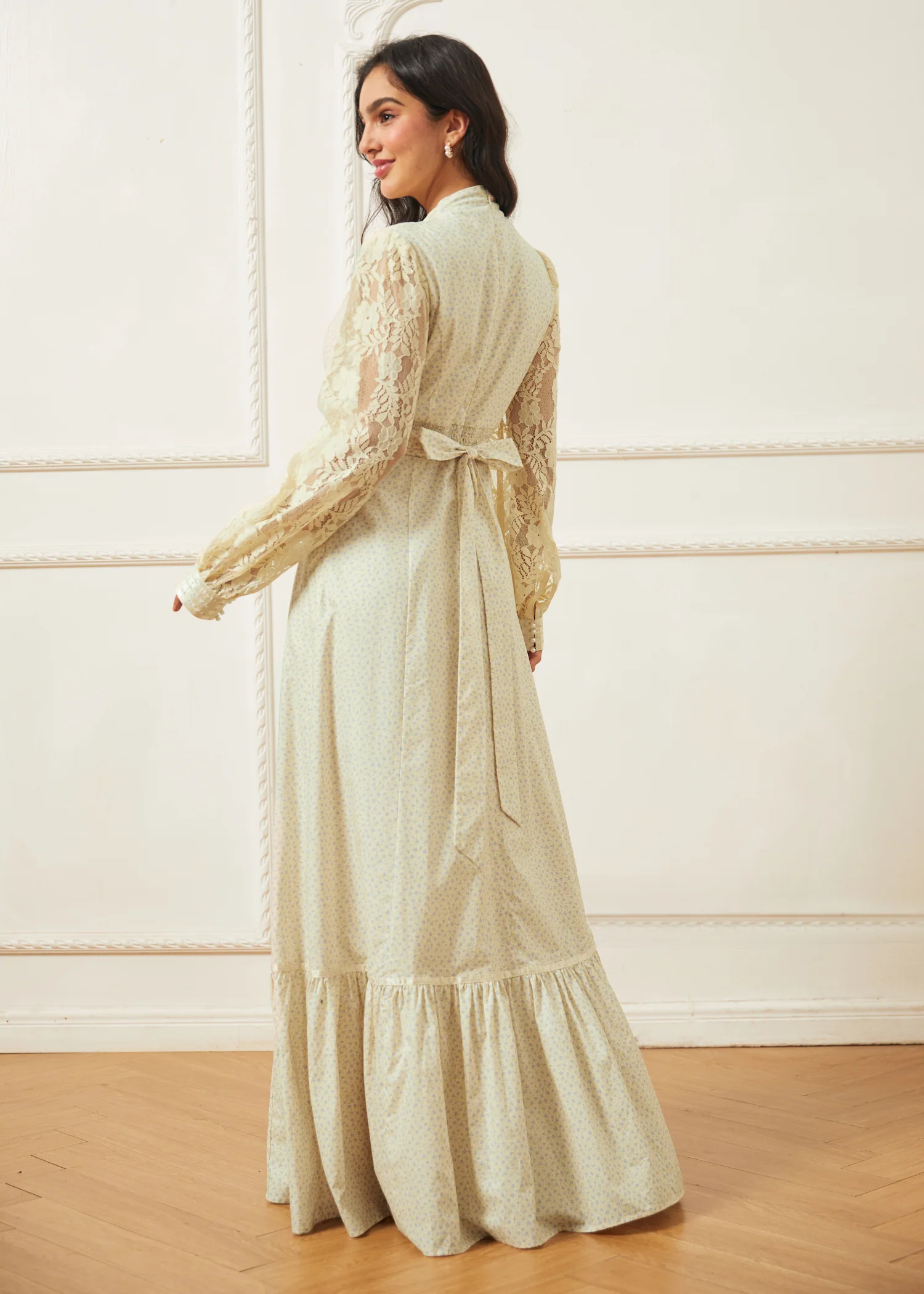 GUNNE SAX for ModCloth Jacqueline High Collar Maxi Dress - Image 7
