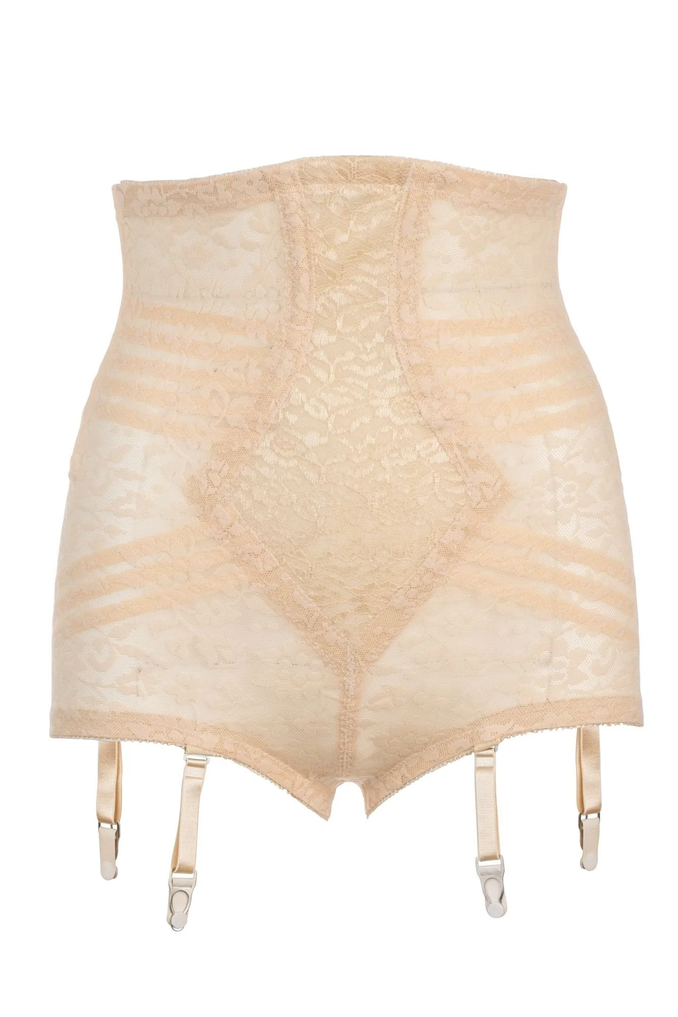 High Waist Extra Firm "No Roll" Panty Girdle with Detachable Garters | Style 6107 - Image 5