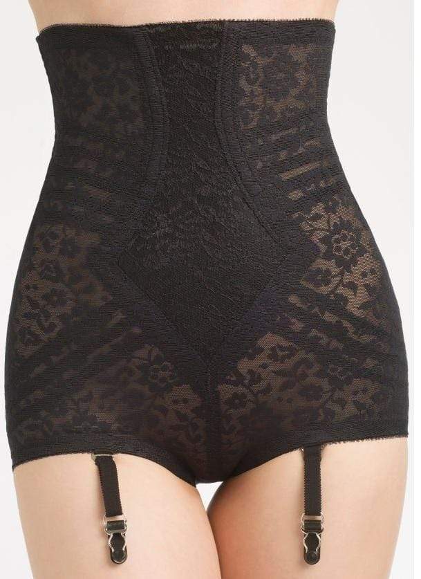 High Waist Extra Firm "No Roll" Panty Girdle with Detachable Garters | Style 6107 - Image 7