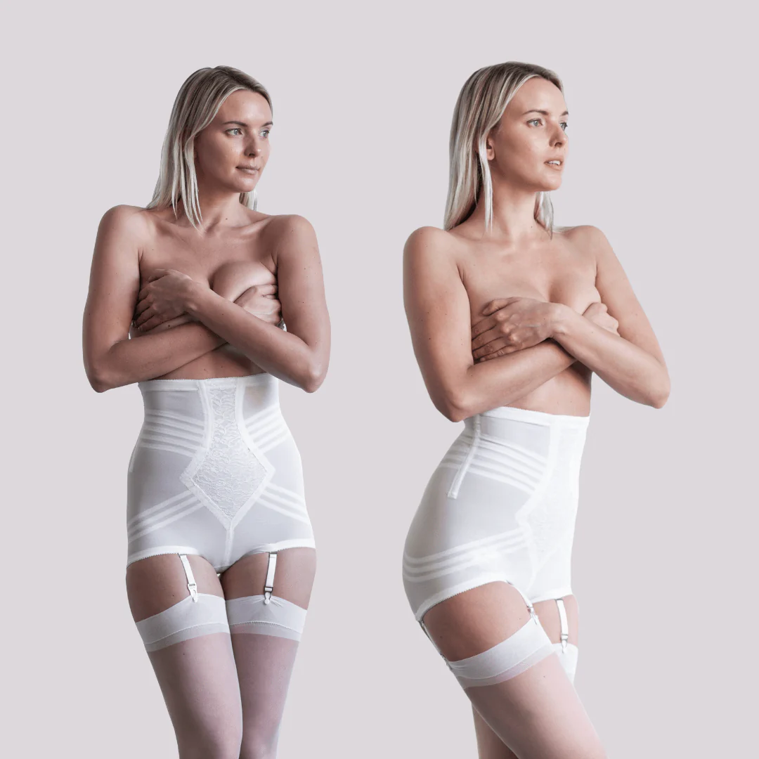 High Waist Panty Girdle with Detachable Garters, Firm Shaping | Style 6109 - Image 4