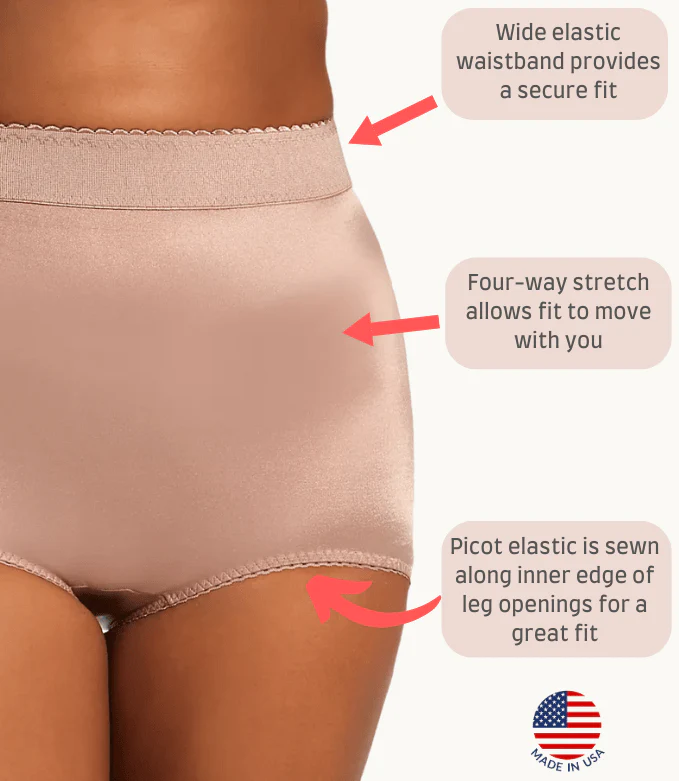 High Waist Tummy Control Panty with Inner Lining, Light Shaping | Style 513 - Image 2