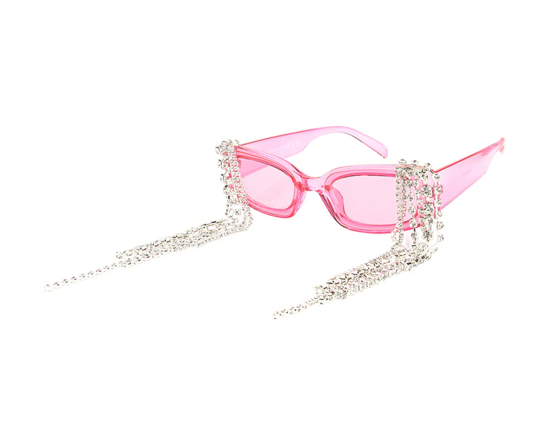 HILLARY Rhinestone Sunglasses - Image 2