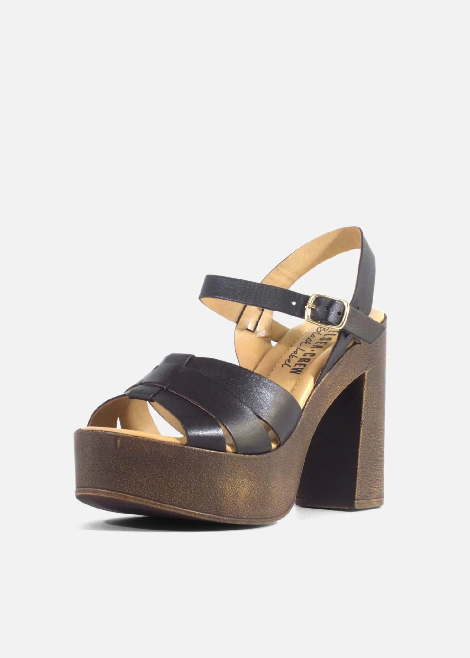 Hollie Wooden Platform Heels - Image 11