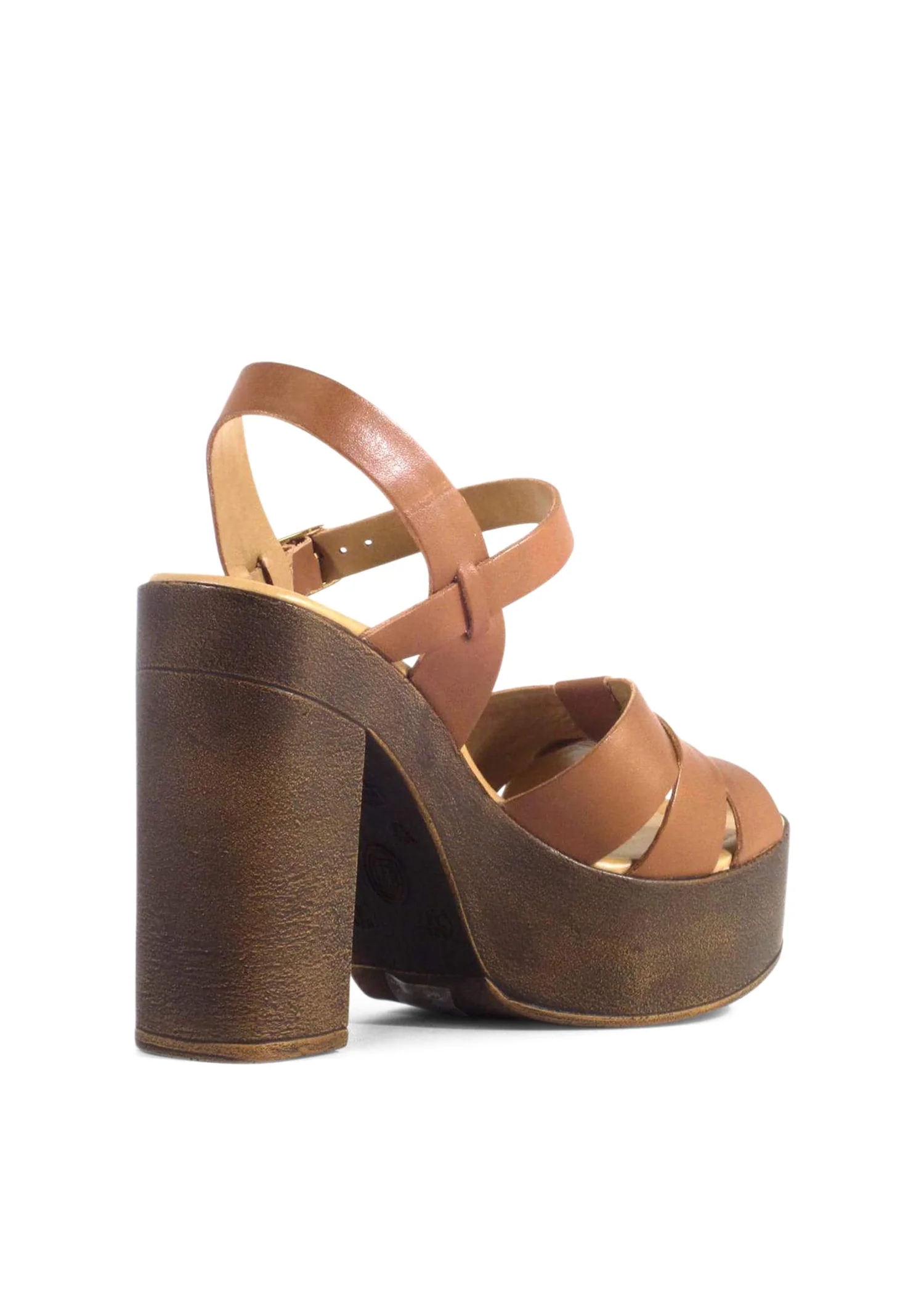 Hollie Wooden Platform Heels - Image 6