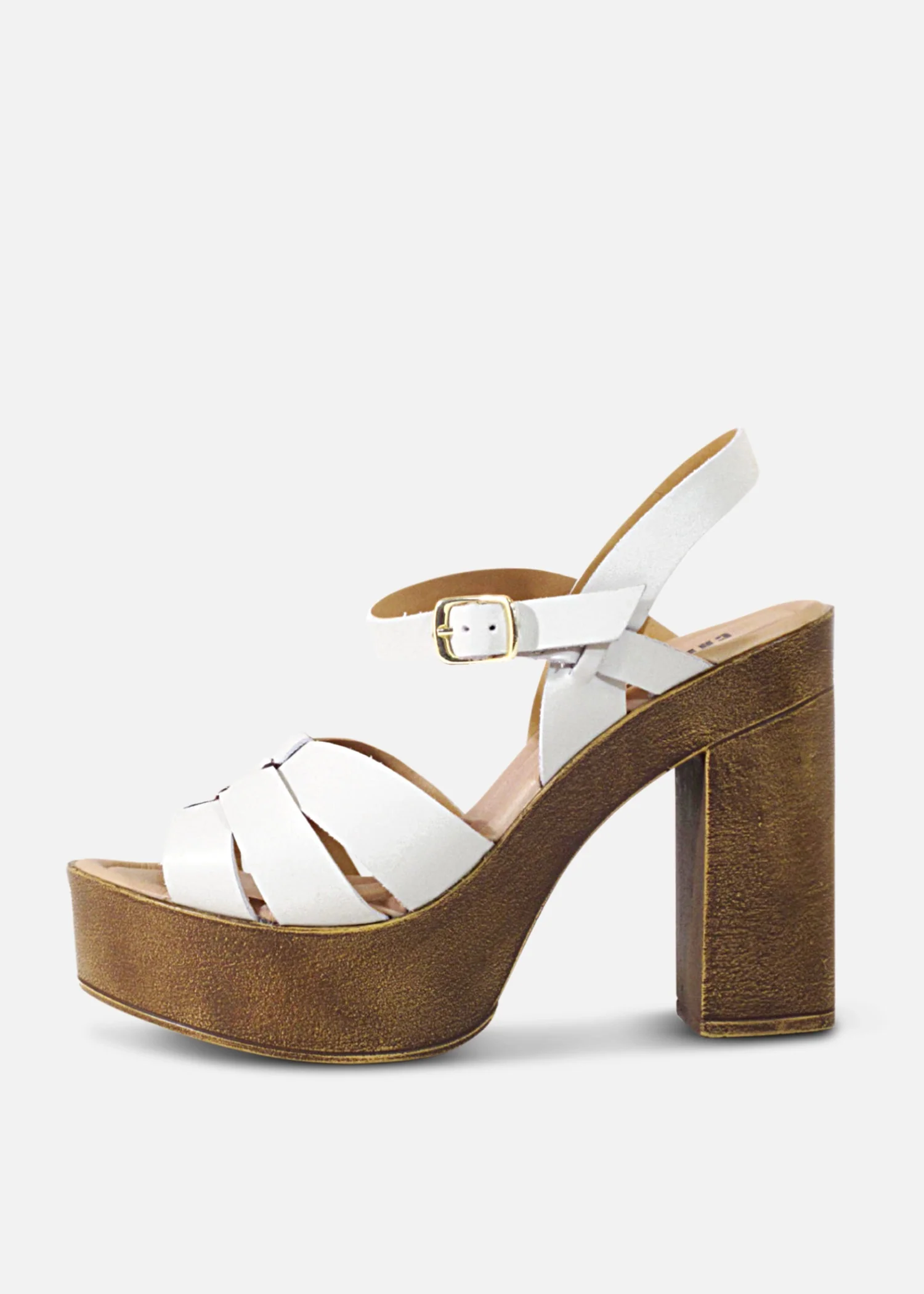 Hollie Wooden Platform Heels - Image 8