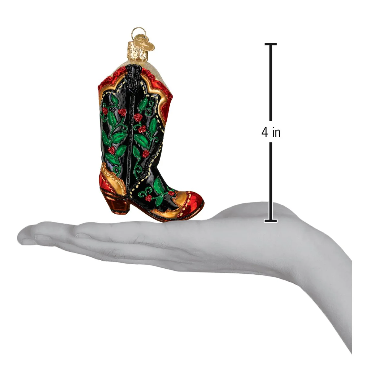 Holly Berry Cowboy Boot - Image 4