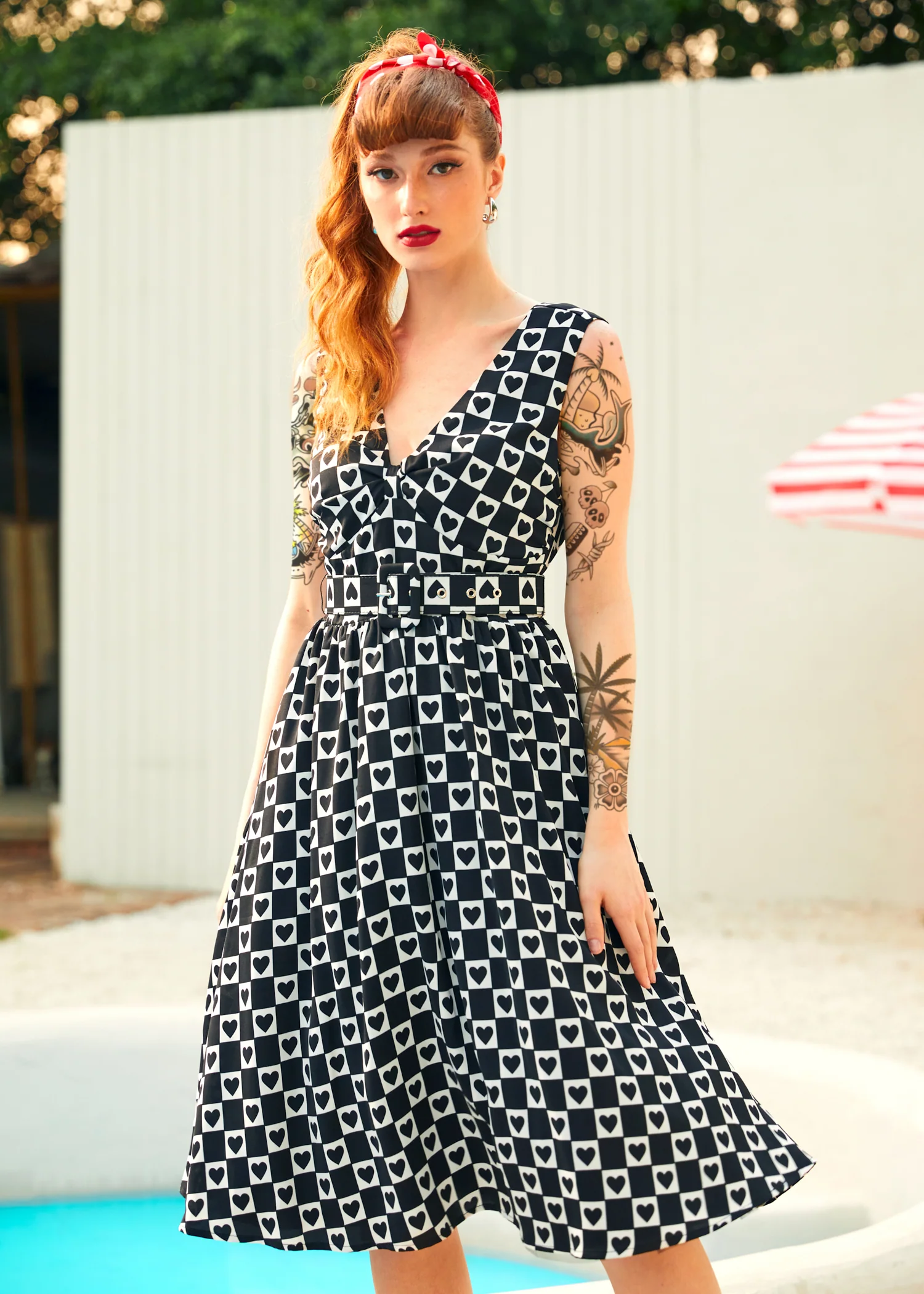 Hopeless Romantic Fit & Flare Dress - Image 10