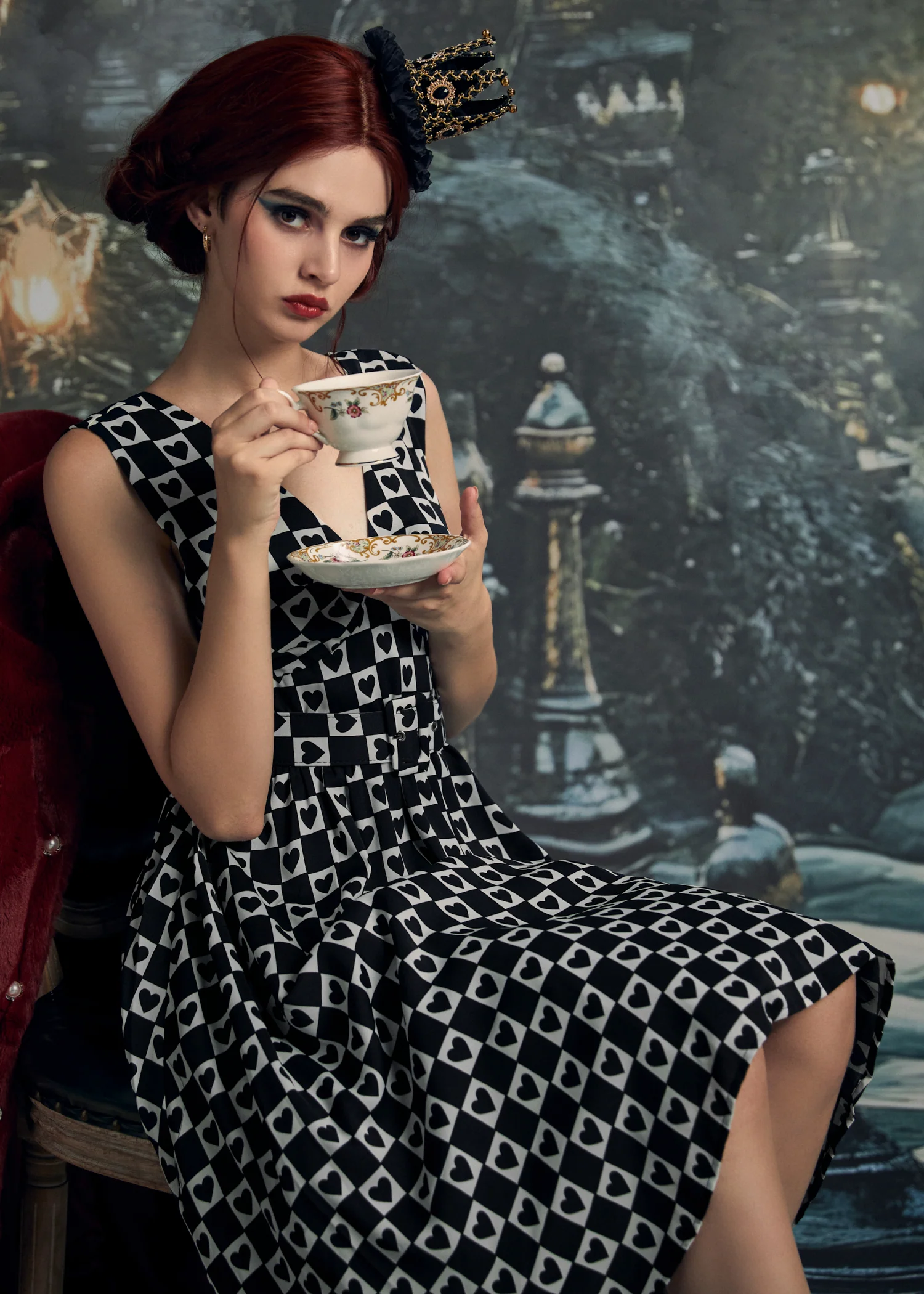Hopeless Romantic Fit & Flare Dress - Image 4