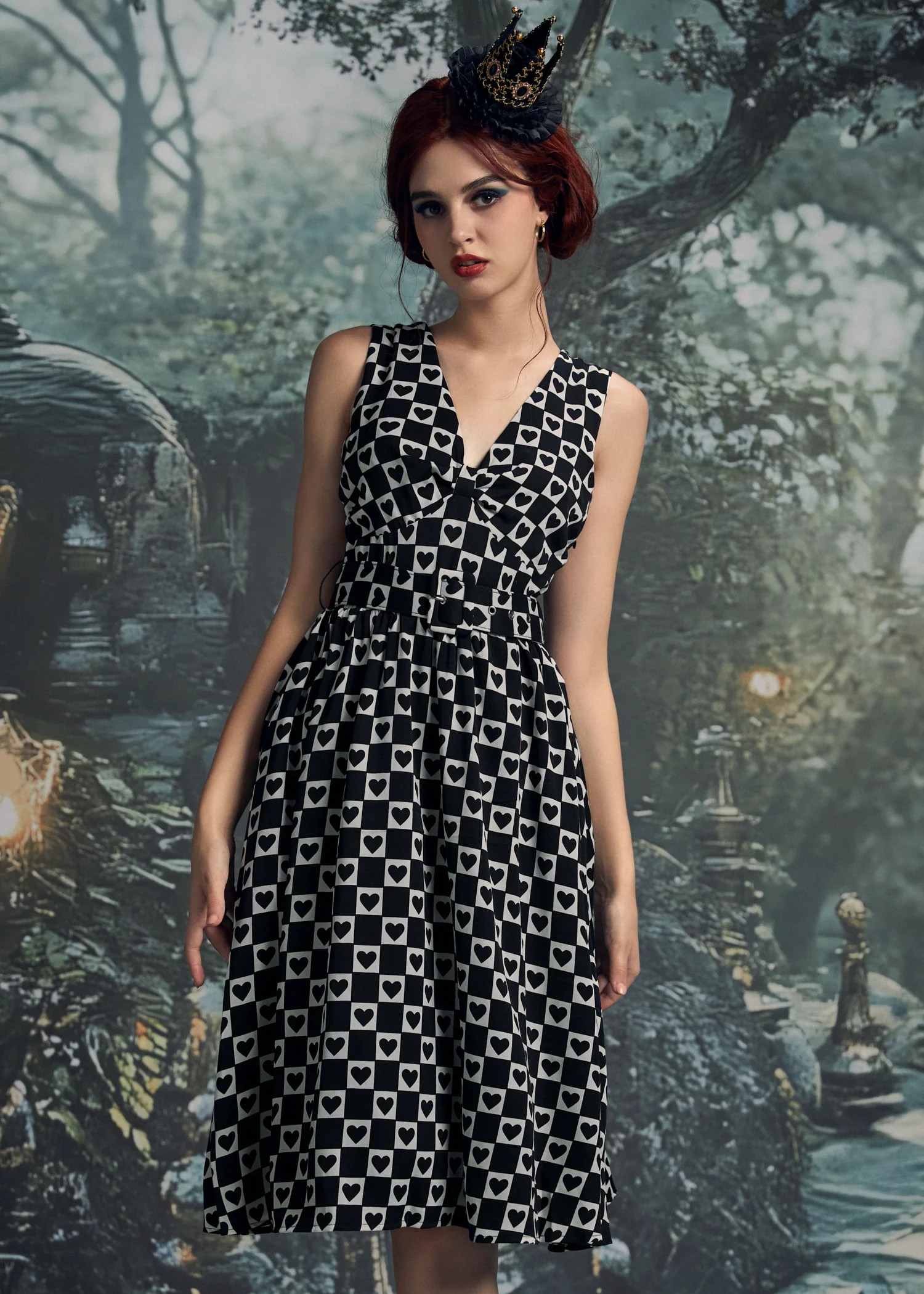 Hopeless Romantic Fit & Flare Dress - Image 6
