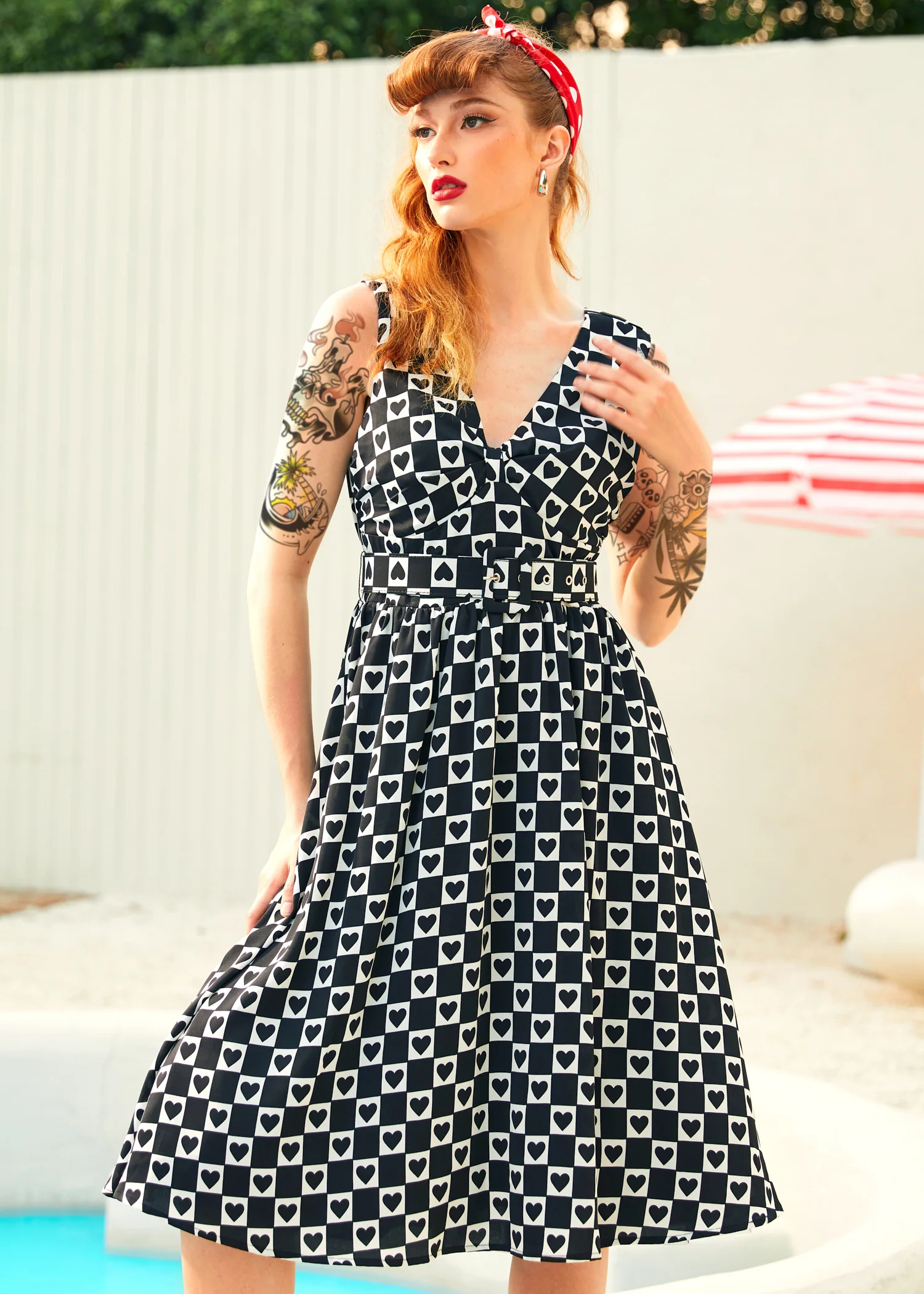 Hopeless Romantic Fit & Flare Dress - Image 7