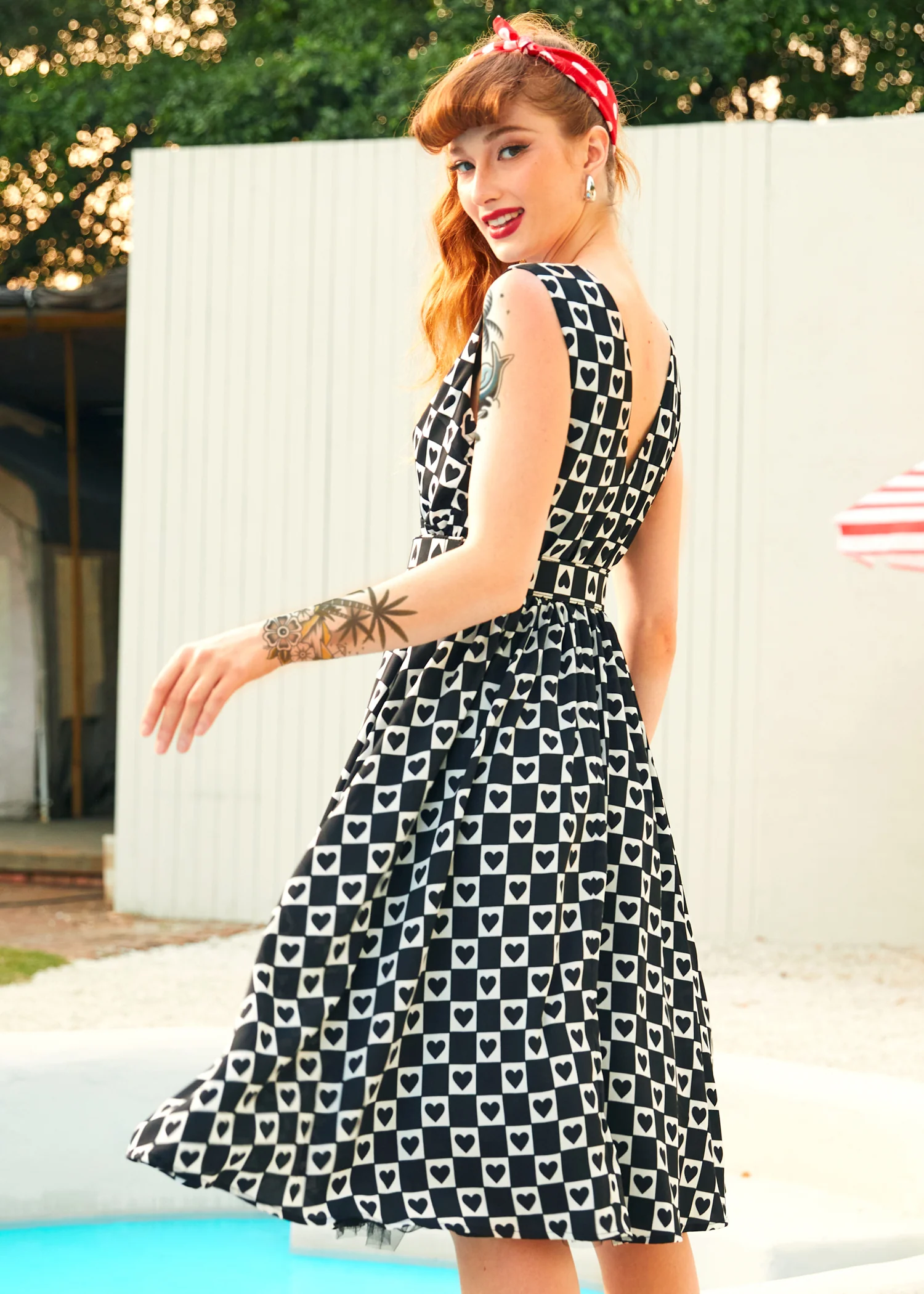 Hopeless Romantic Fit & Flare Dress - Image 9