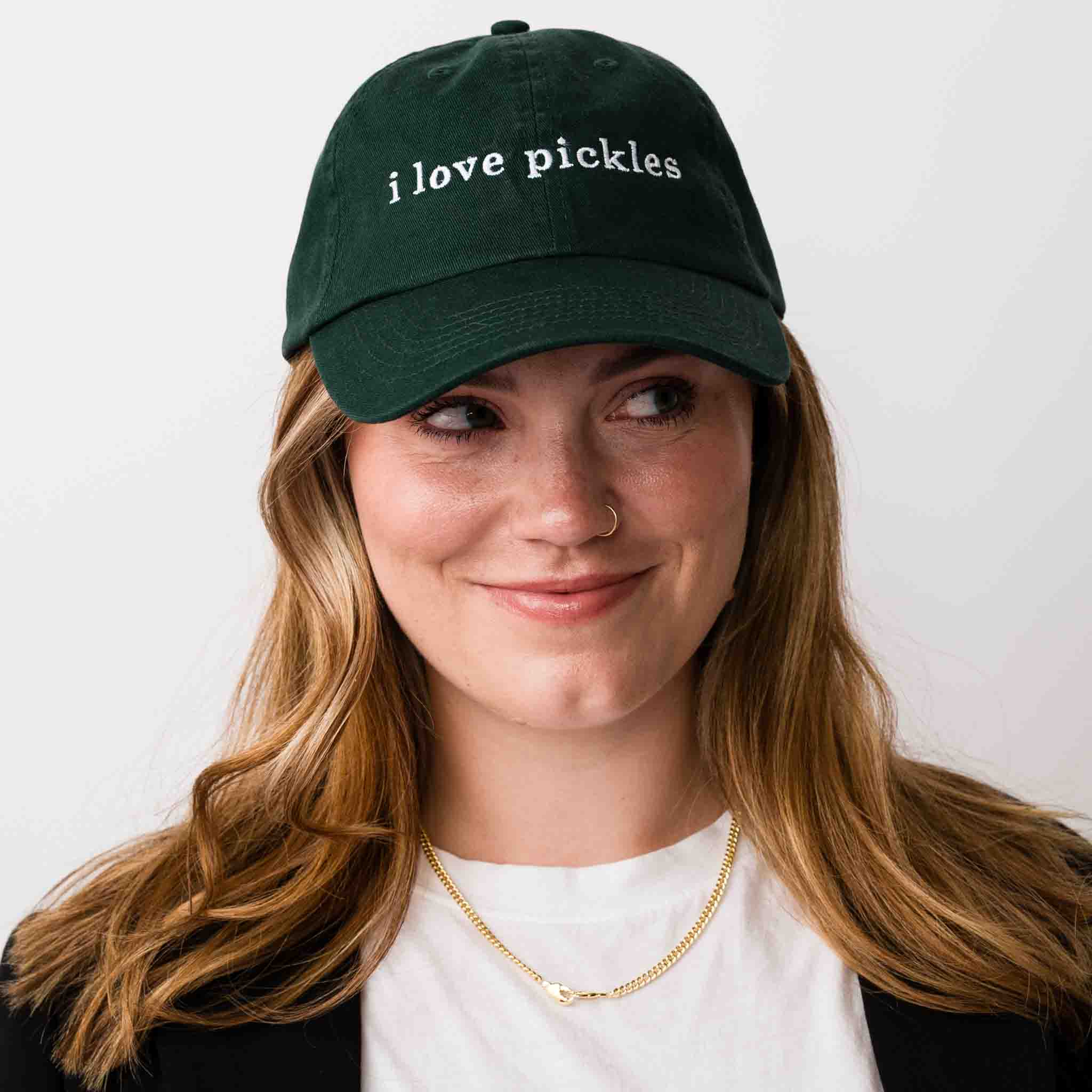 I Love Pickles Baseball Hat - Image 2