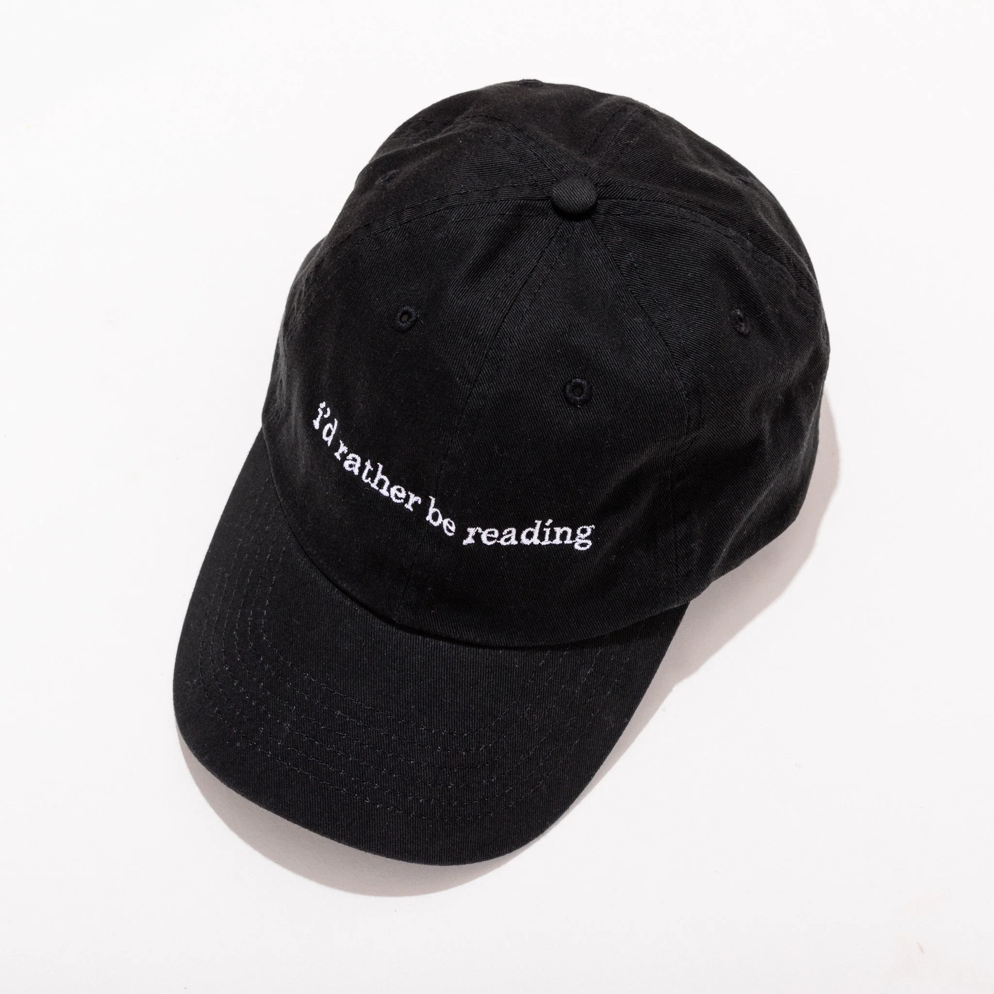 I'd Rather Be Reading Baseball Hat - Image 3