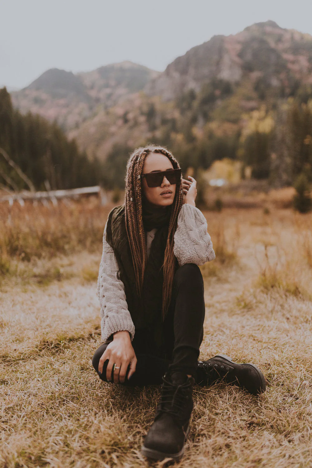 IMPULSE Burgundy Sunglasses - Image 5