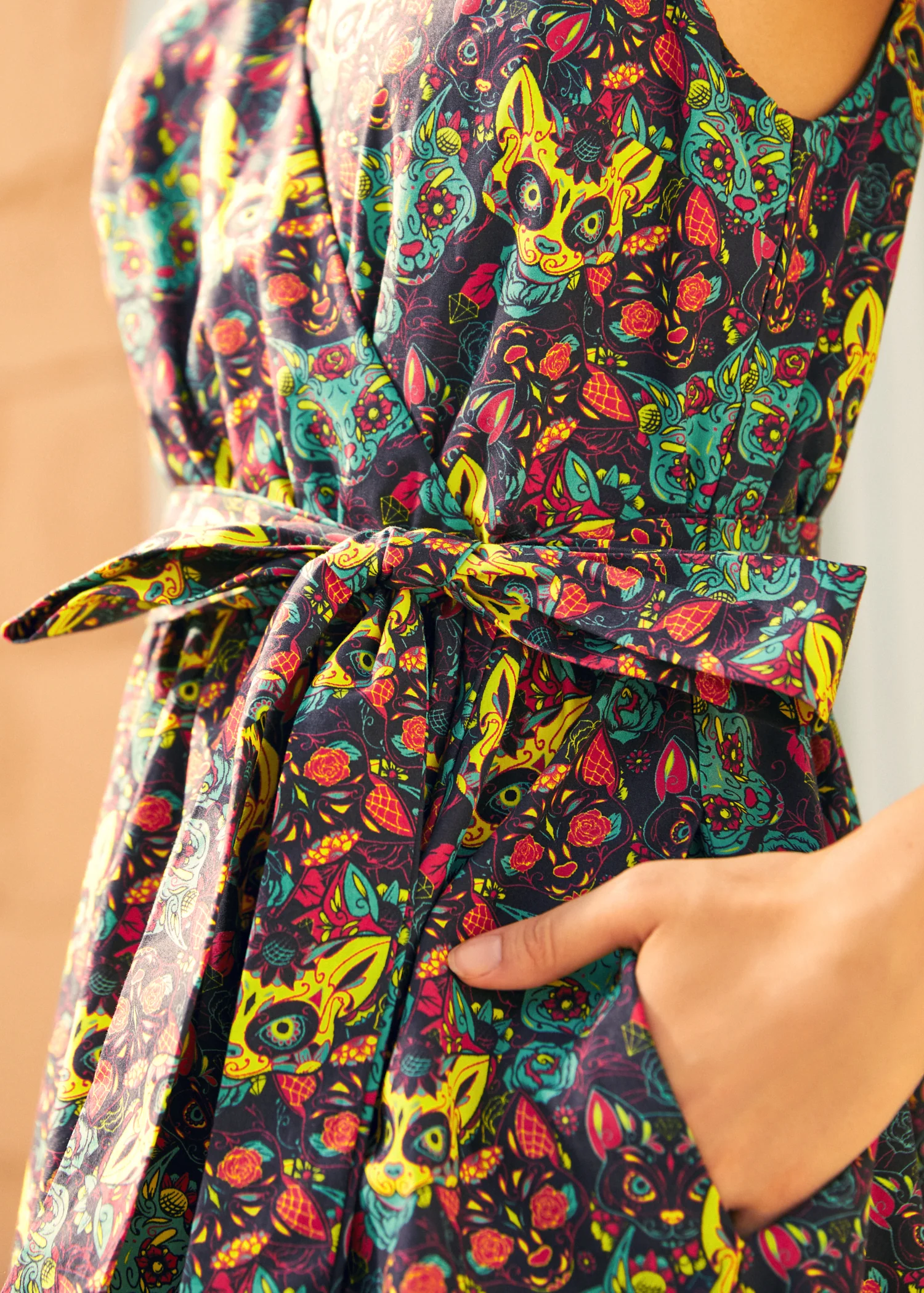 Instant Energy Faux-Wrap Dress - Image 2