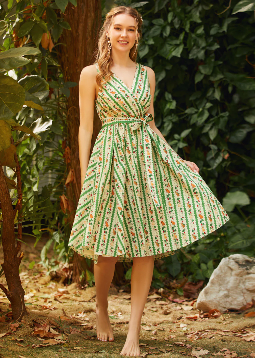 Instant Energy Faux Wrap Dress - Image 6