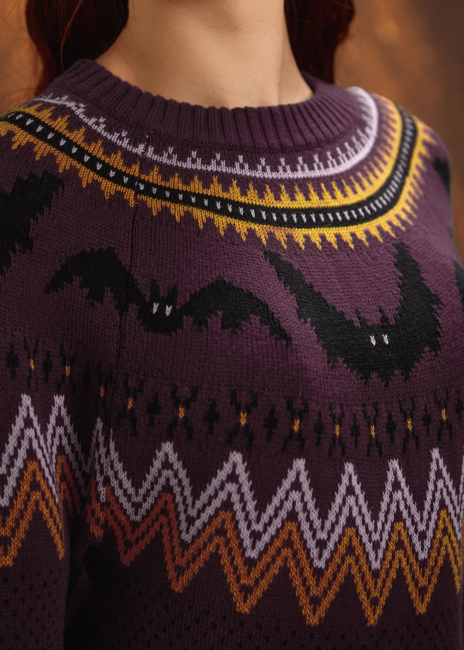 It Be Like 'Bat' Fair Isle Sweater Dress - Image 5