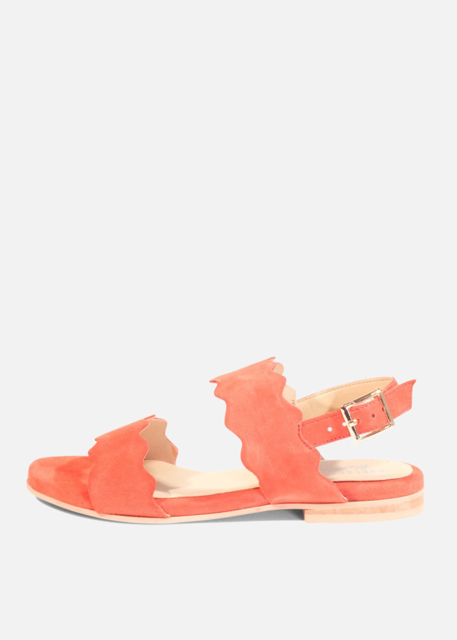 Jarden Suede Scallop Sandals - Image 10