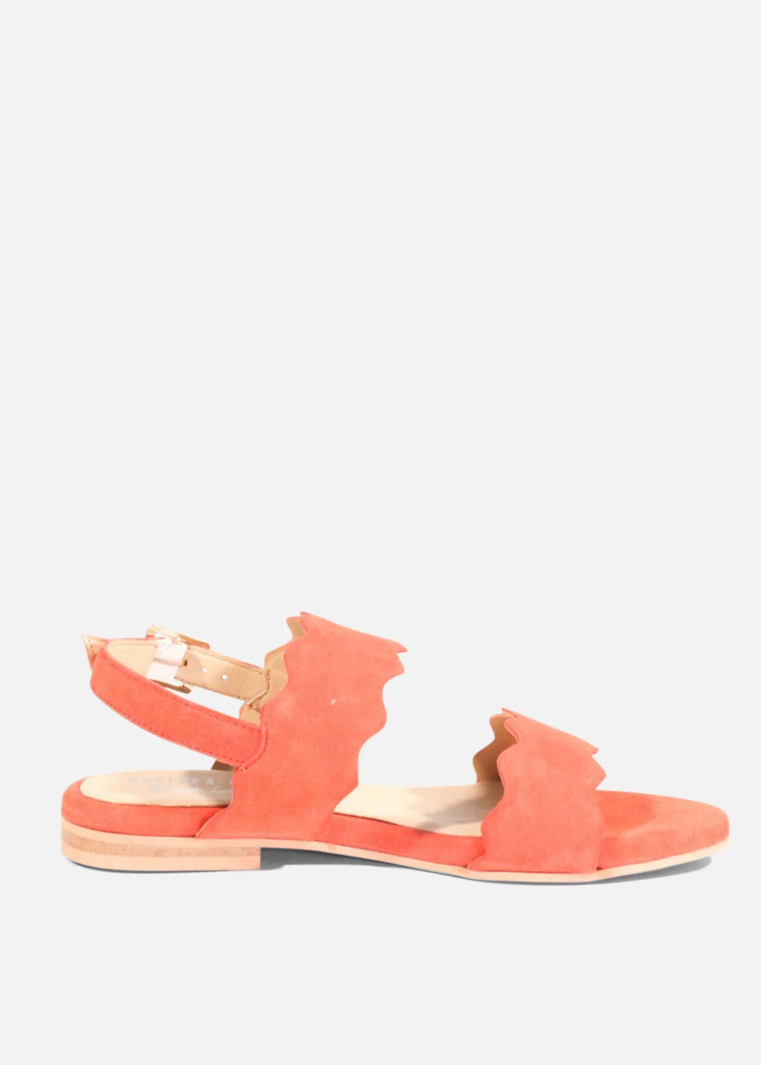 Jarden Suede Scallop Sandals - Image 8