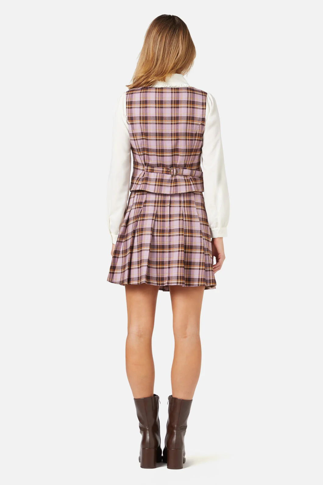 Jeannie Check Vest - Image 5