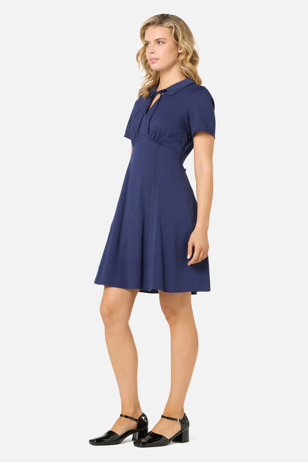 Josie Sweet Collar Tea Dress - Image 4