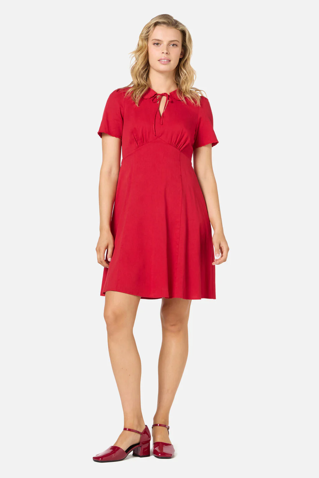 Josie Sweet Collar Tea Dress - Image 7
