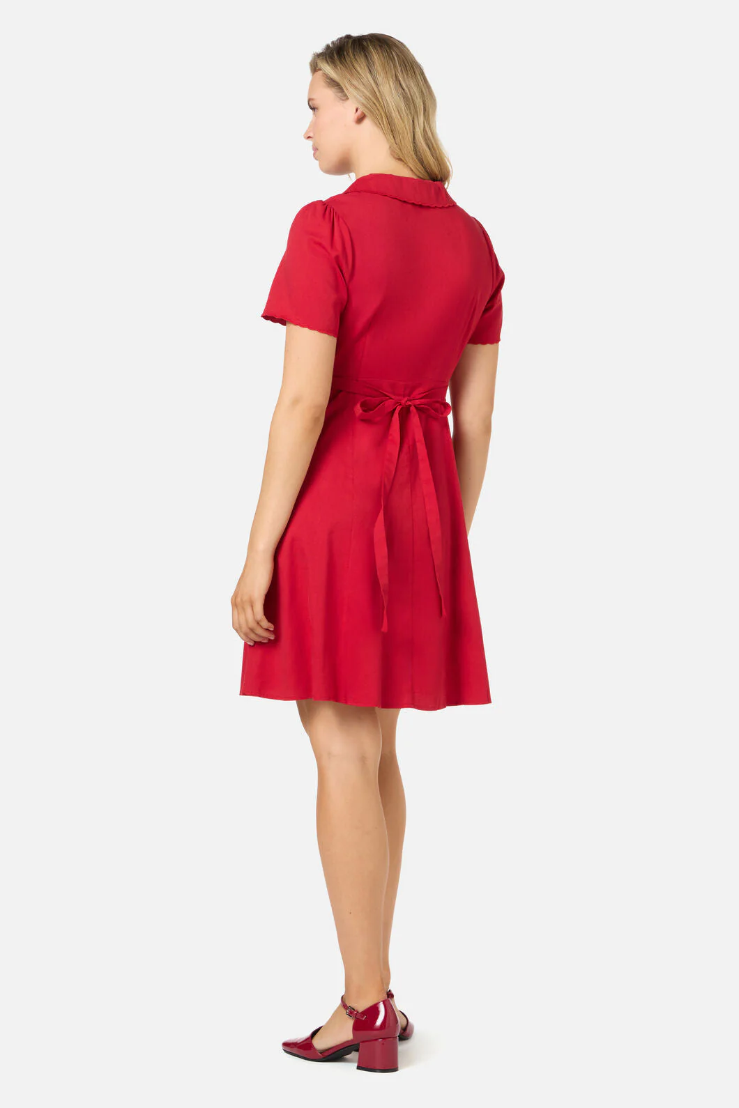 Josie Sweet Collar Tea Dress - Image 9
