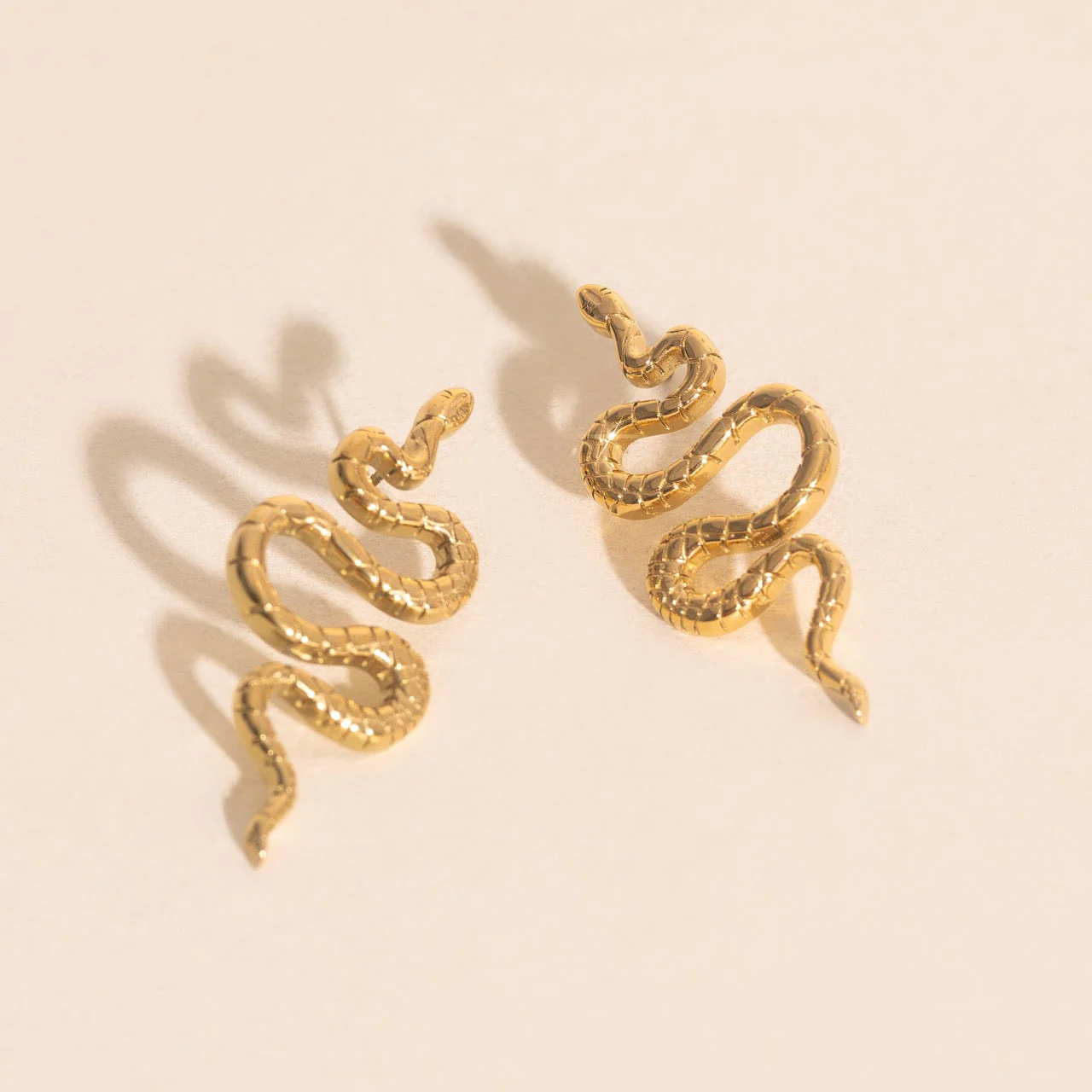 Jumbo Snake Stud Earrings - Image 4
