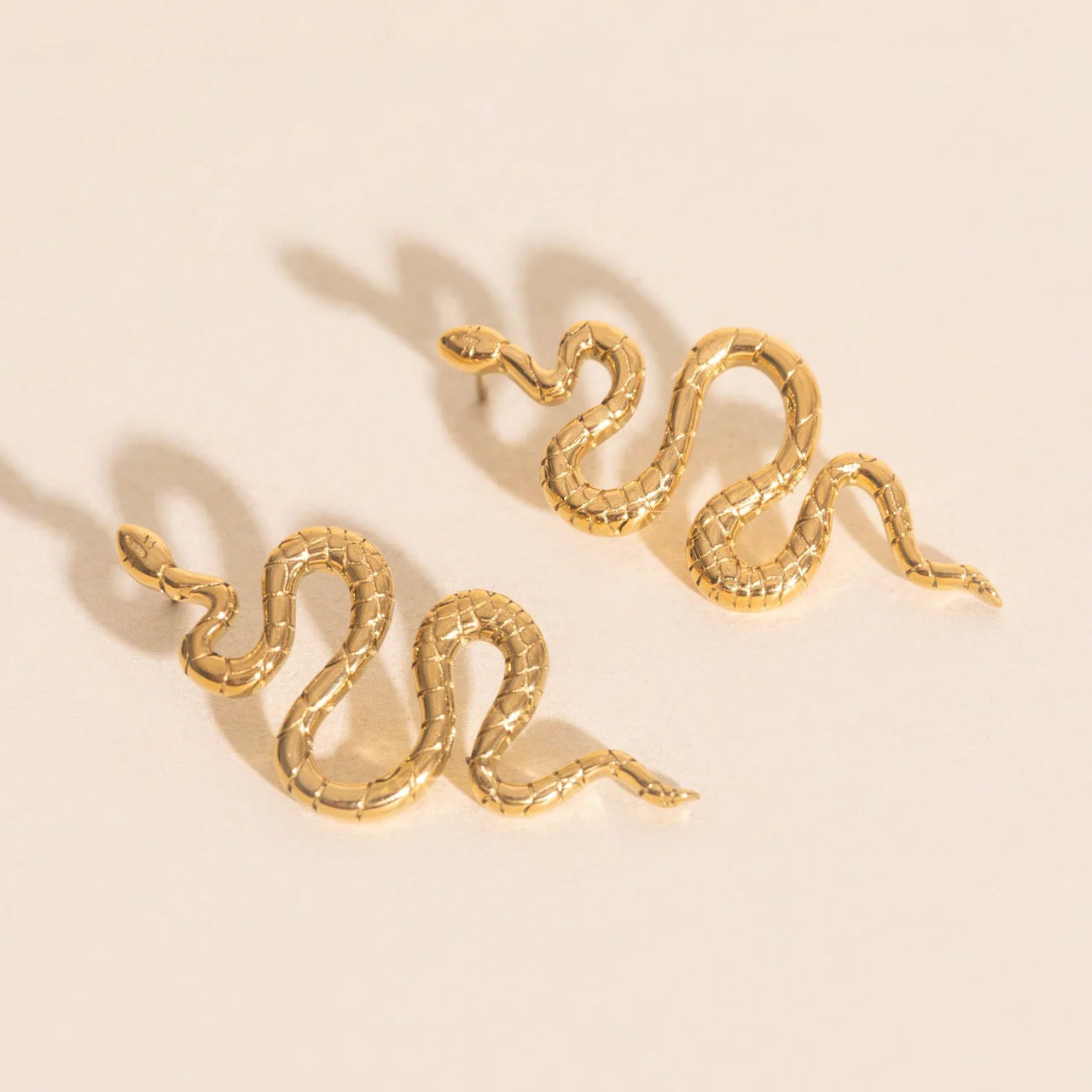 Jumbo Snake Stud Earrings - Image 5
