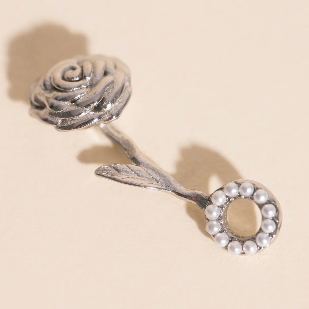 June Rose Birth Flower Necklace Charm - Image 6